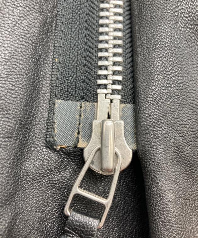 中古・古着通販】EKAM (エカム) 変形ゴートレザージャケット ブラック