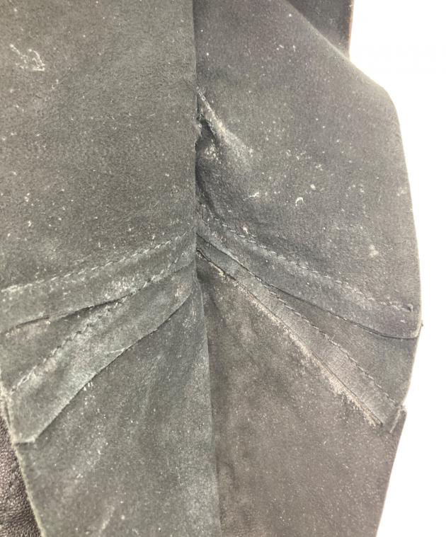 中古・古着通販】EKAM (エカム) 変形ゴートレザージャケット ブラック