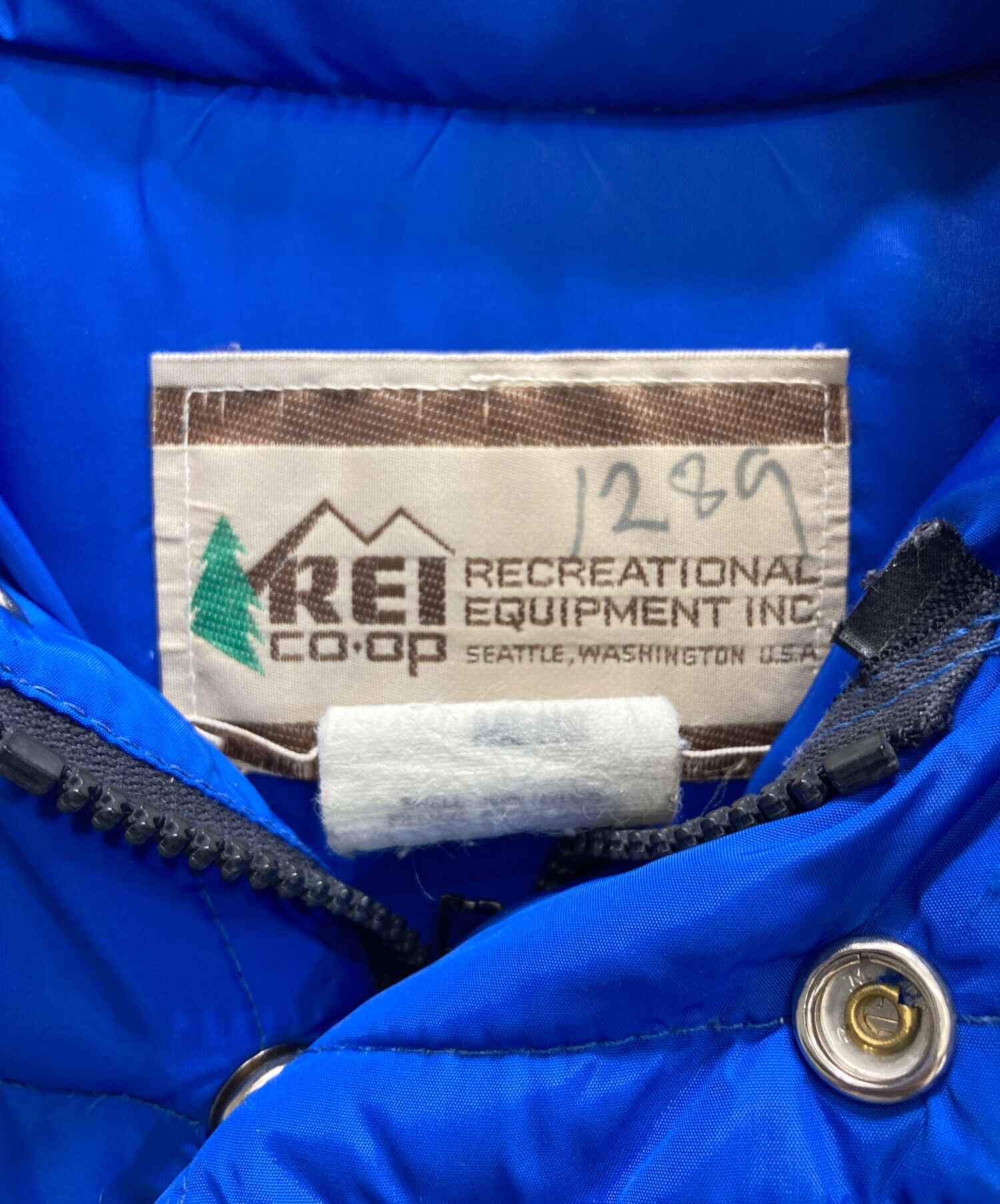 中古・古着通販】REI (レイ) ダウンジャケット ブルー サイズ:S