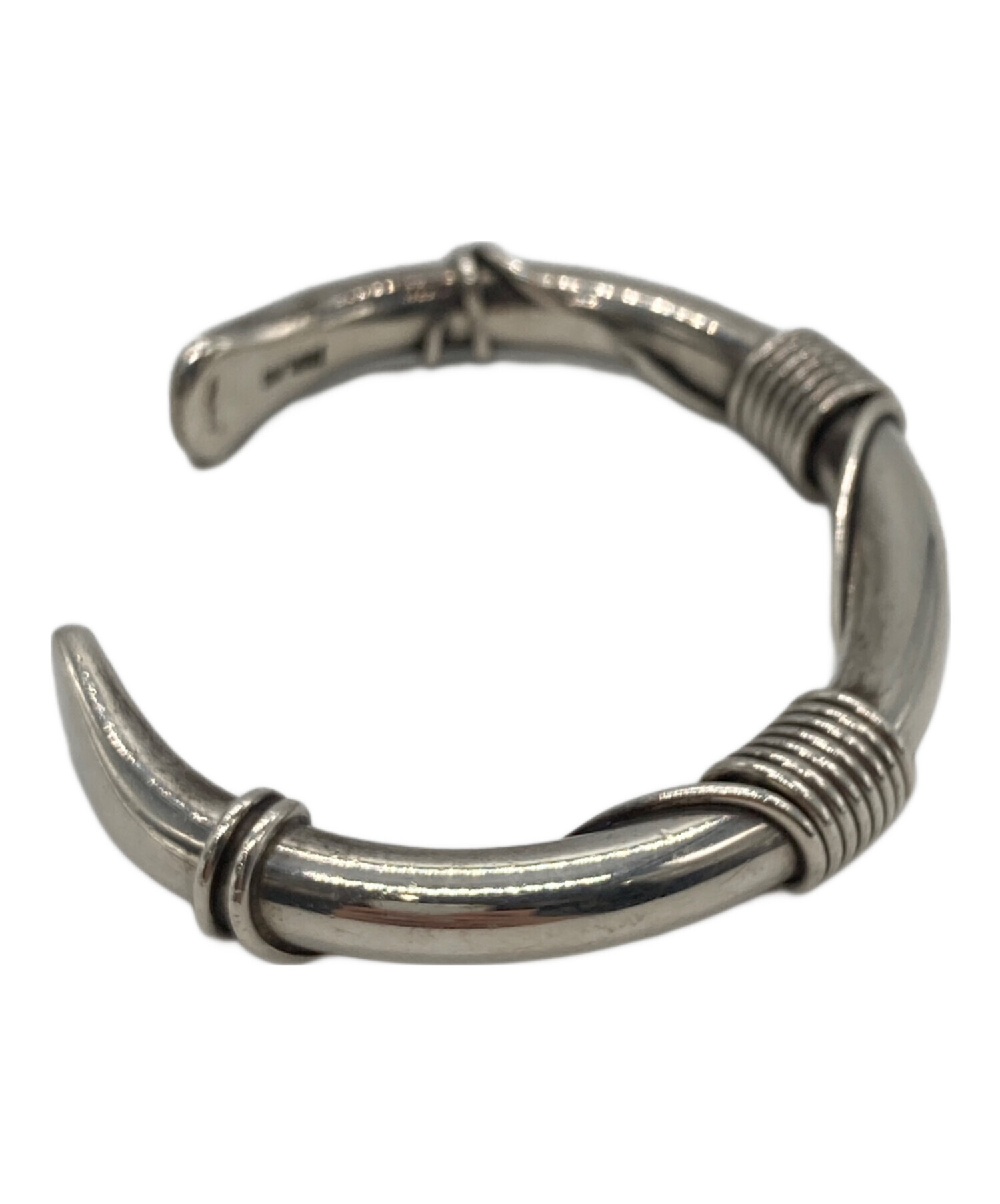 Navajo バングル　シルバー 中古・古着通販】Navajo (ナバホ) シルバーバングル｜ブランド・古着
