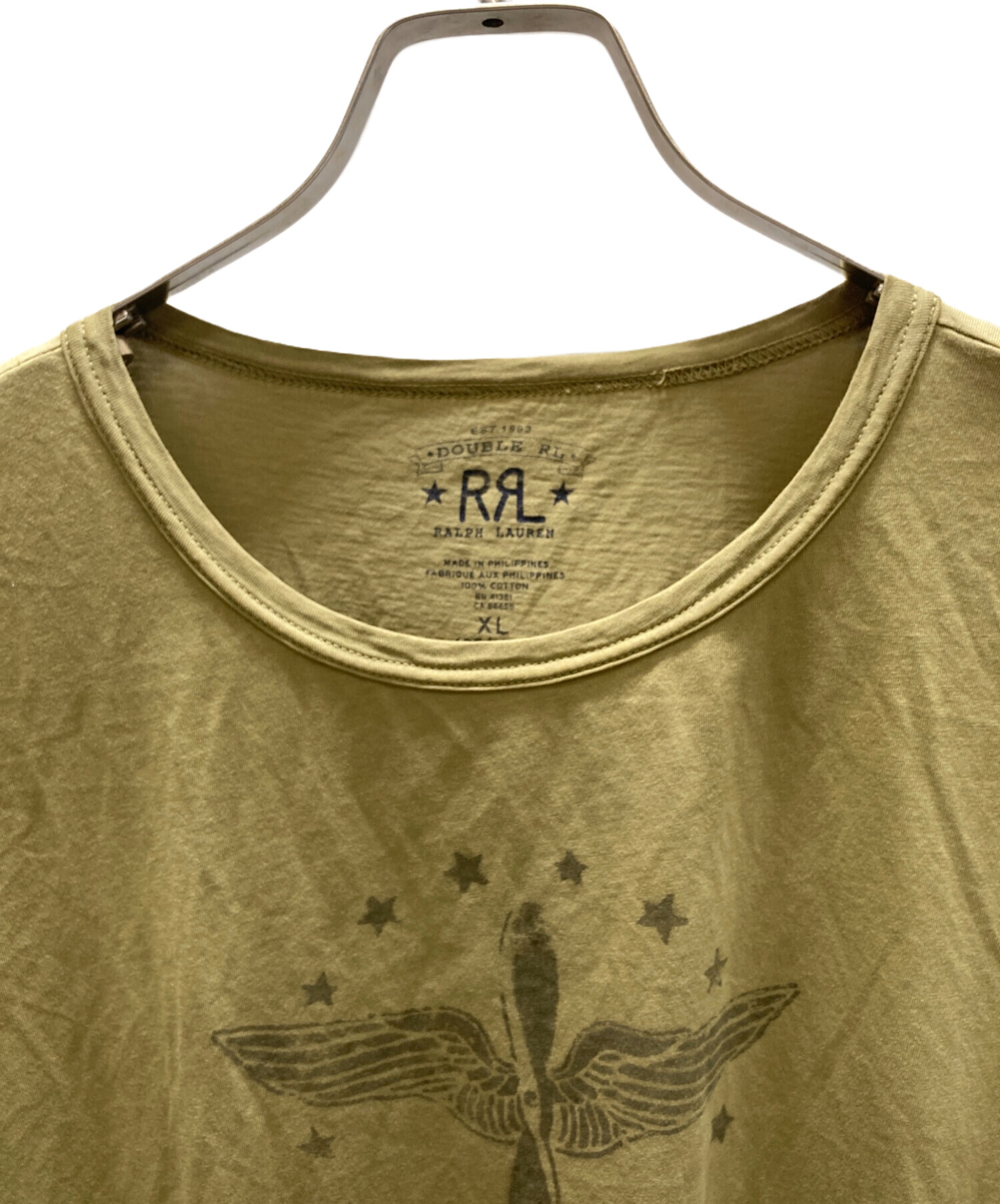 中古・古着通販】RRL (ダブルアールエル) グラフィックTシャツ
