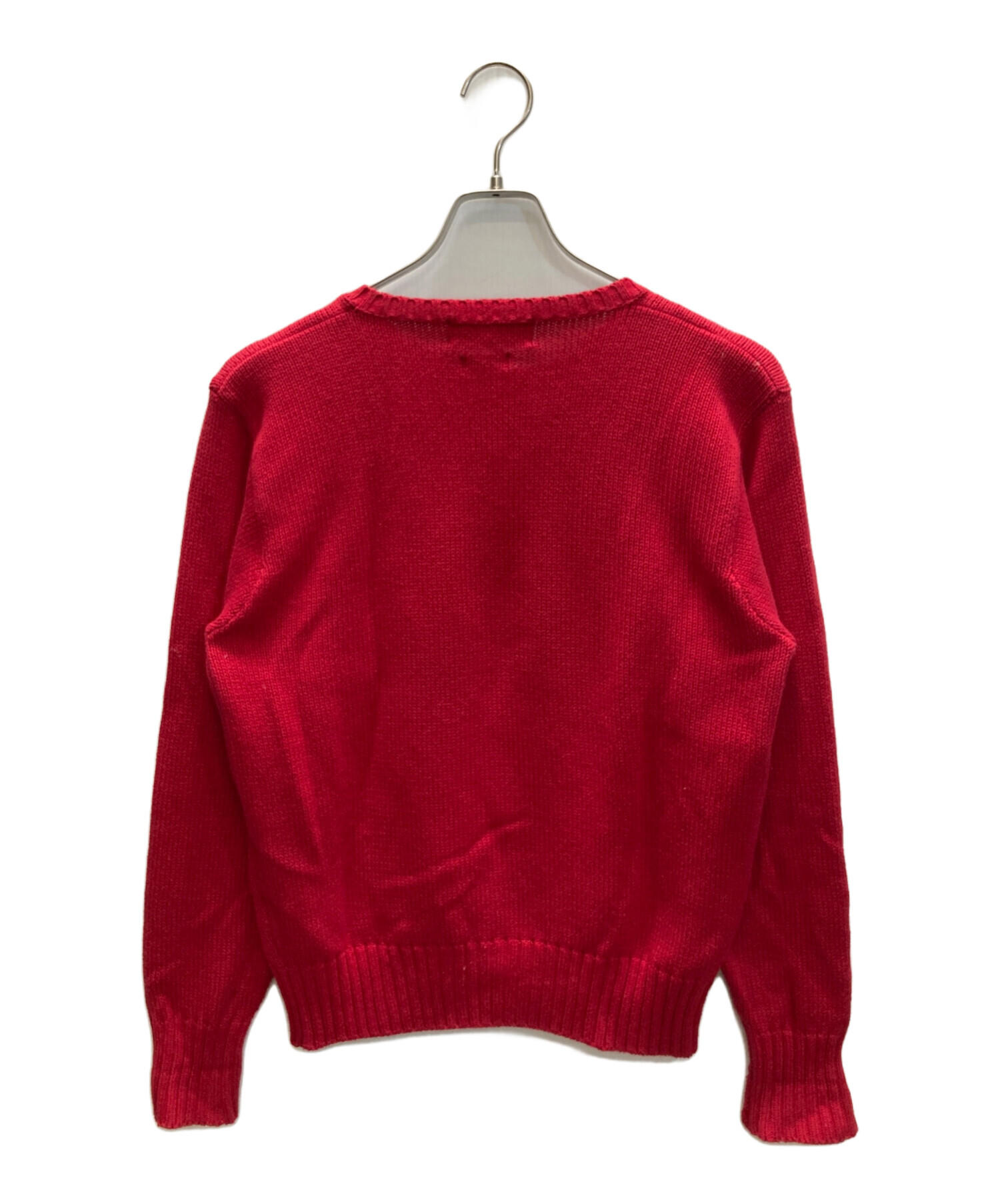 【新品未使用】ラルフローレン♡モチーフポロベアニット　レッド 中古・古着通販】POLO RALPH LAUREN (ポロ・ラルフローレン
