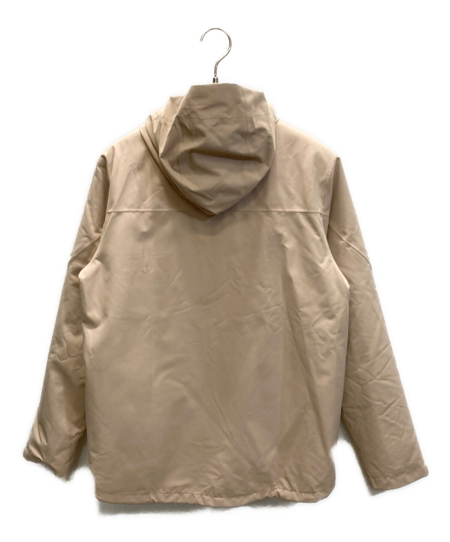 patagonia フード付きジャケット Sサイズ ベージュ patagonia フード付きジャケット ベージュ キッズSサイズ - メルカリ