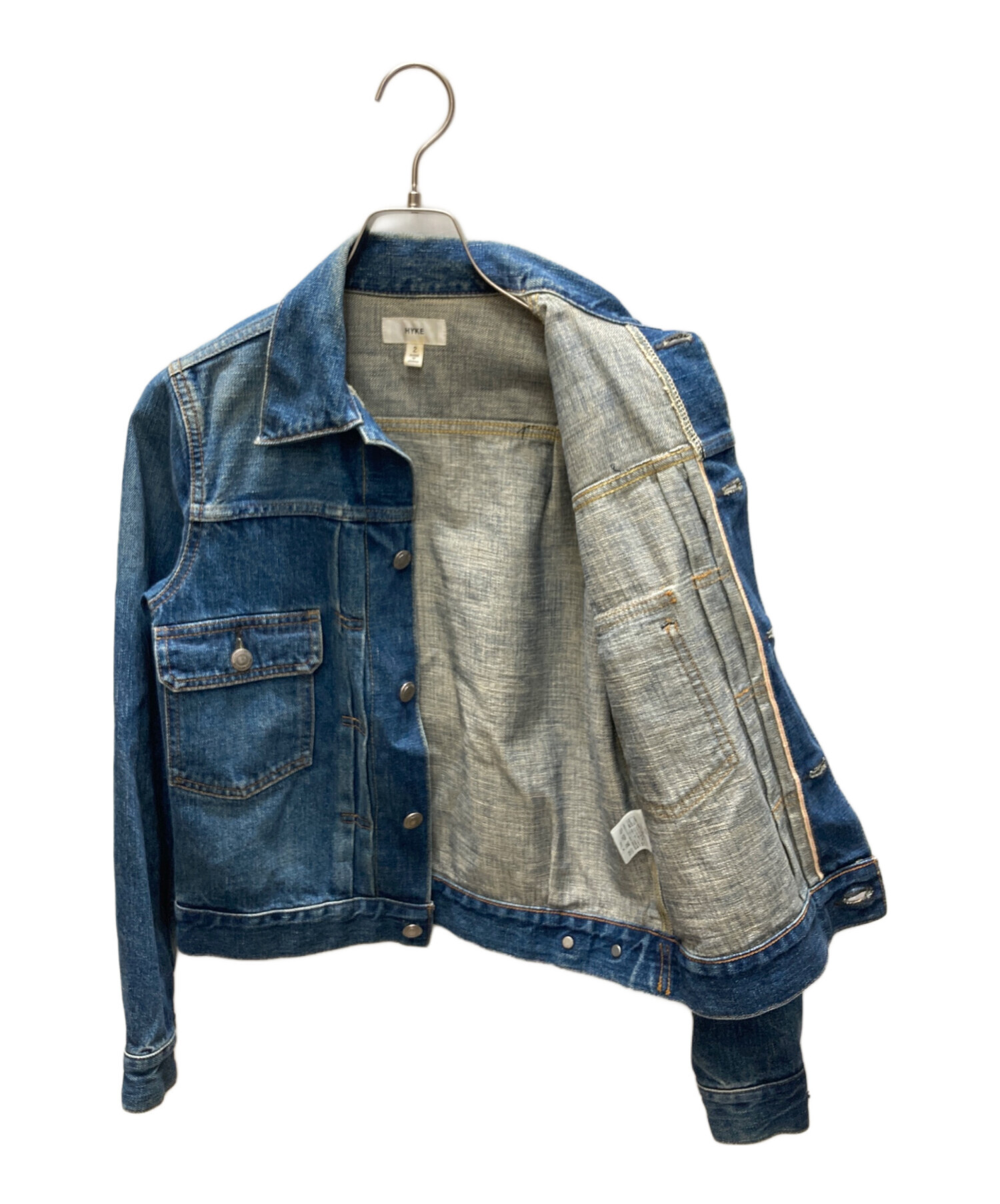 中古・古着通販】HYKE (ハイク) Denim Jacket 2nd Type インディゴ 