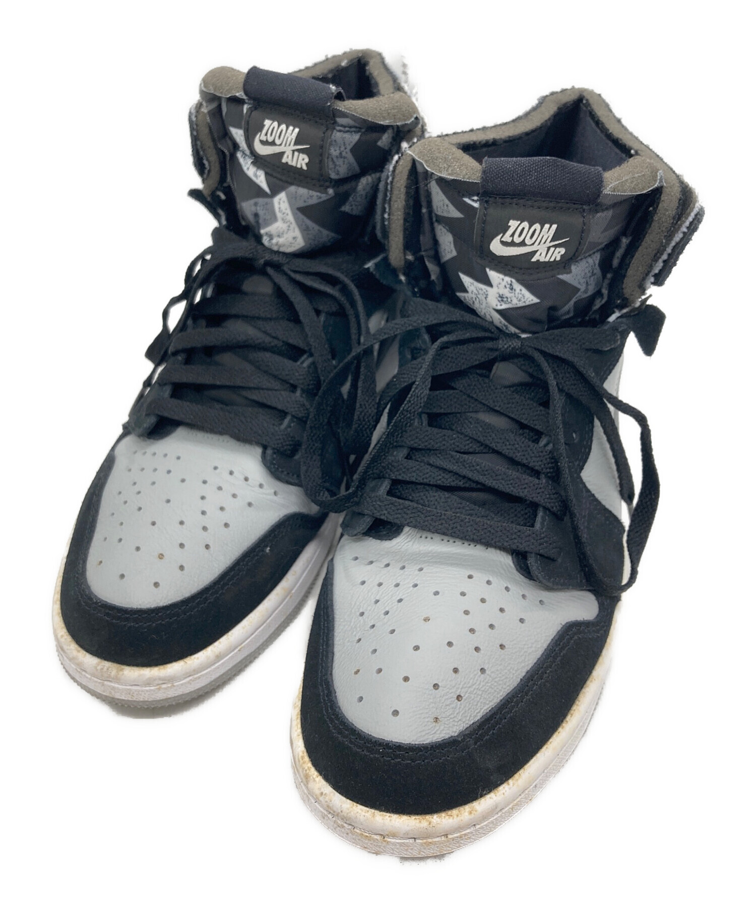 中古・古着通販】NIKE (ナイキ) エアジョーダン1 グレー サイズ:SIZE 