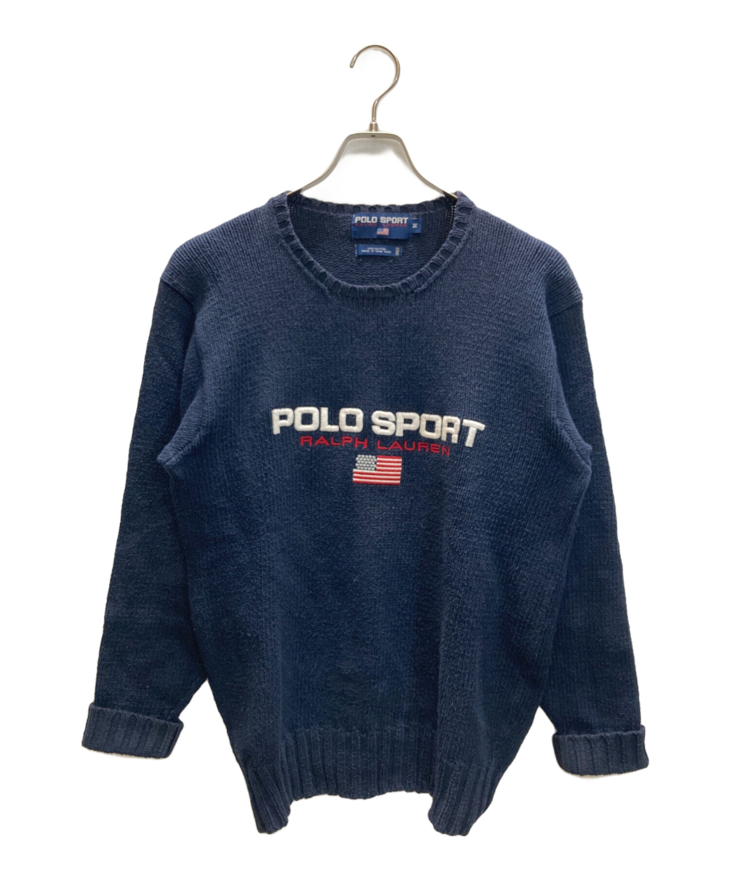 中古・古着通販】POLO SPORT (ポロスポーツ) 90's ロゴ刺繍コットン
