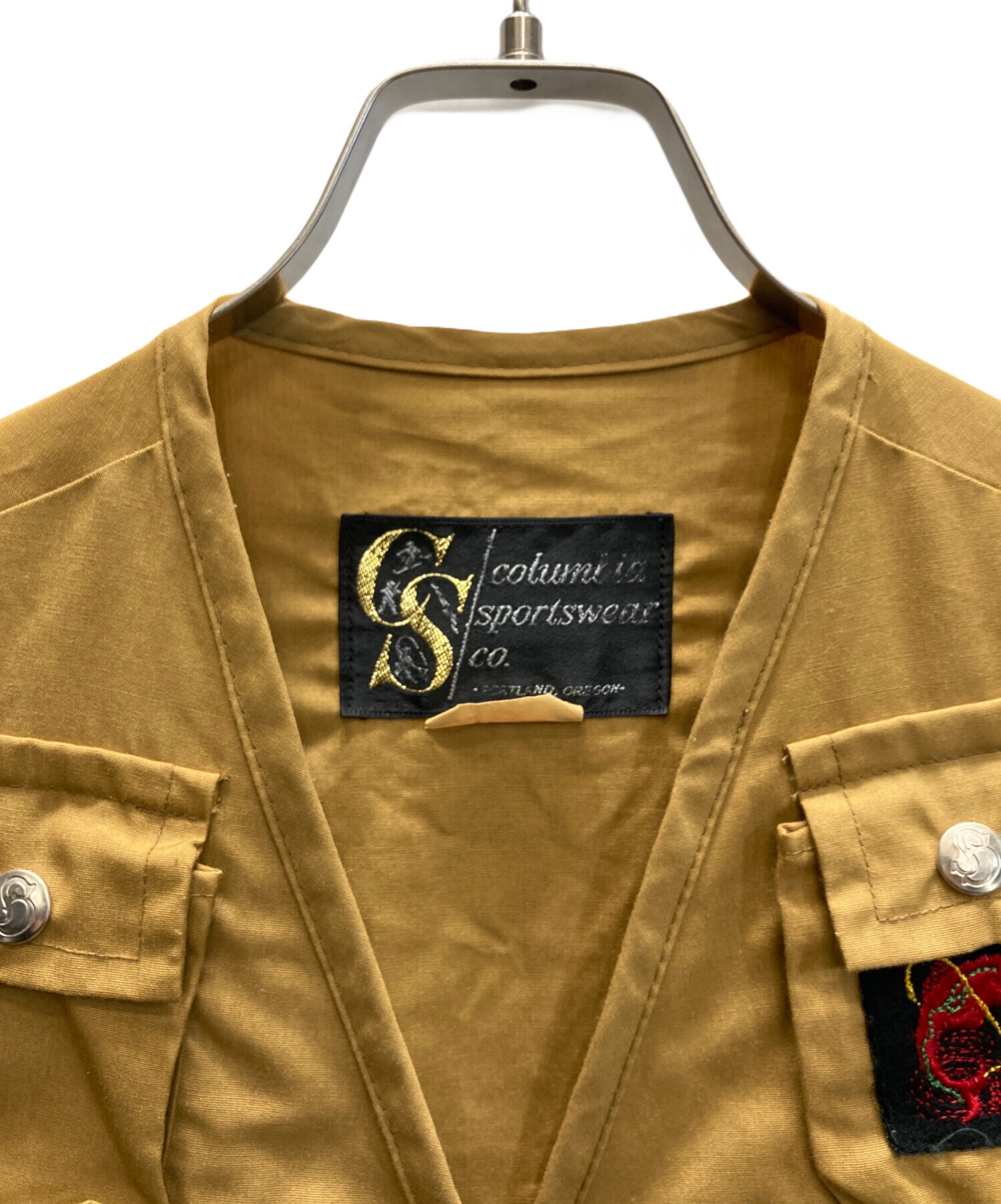 中古・古着通販】Columbia (コロンビア) フィッシングベスト ベージュ