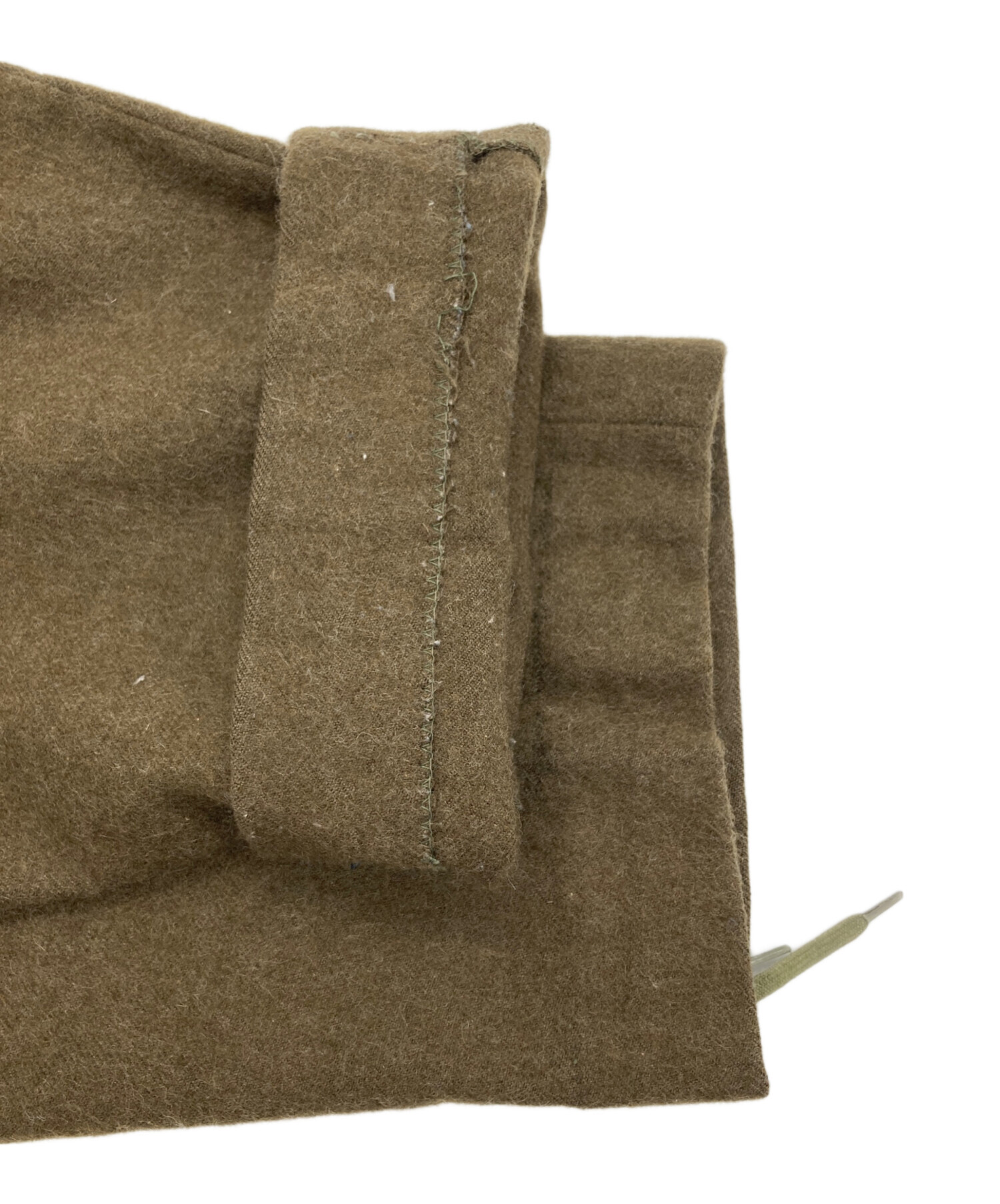 中古・古着通販】フランス軍 (フランスグン) ウールパンツ ブラウン