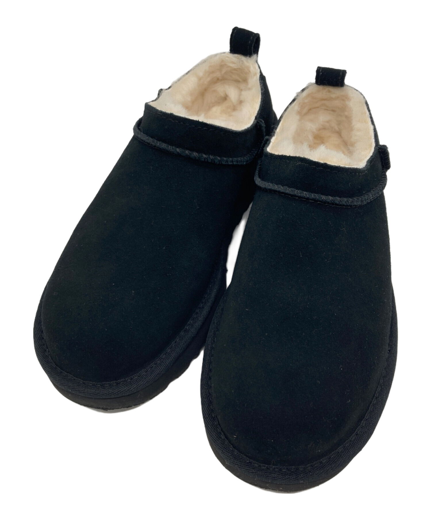 m*様 UGG クラシック マイクロ　ブラック　22cm スリッポン 中古・古着通販】UGG (アグ) Classic Micro スリッポン ブラック