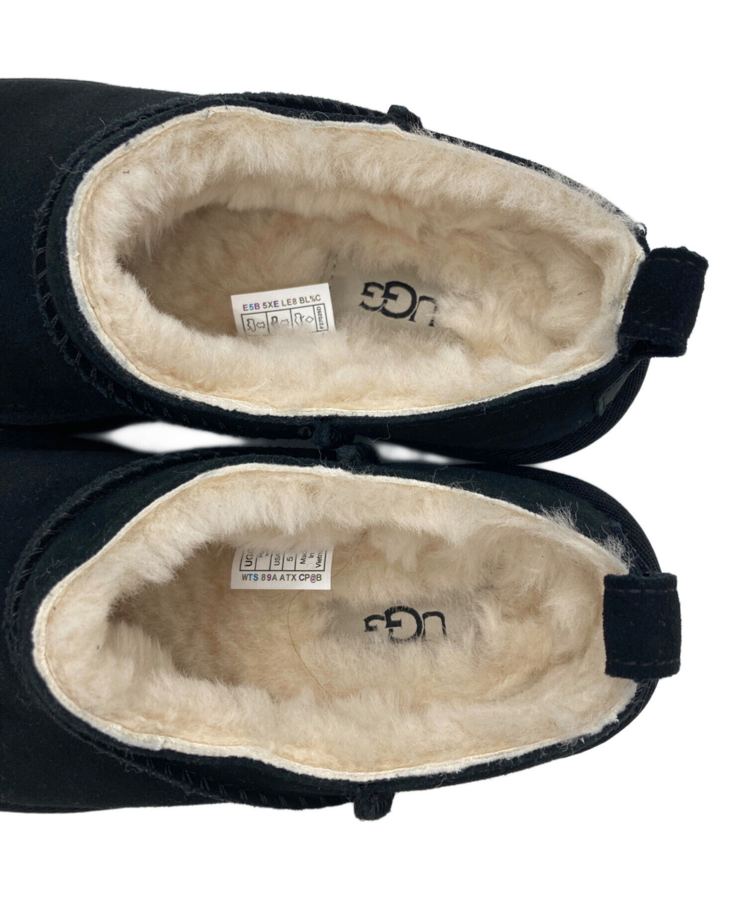 中古・古着通販】UGG (アグ) Classic Micro スリッポン ブラック