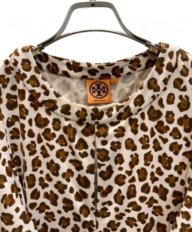 中古・古着通販】TORY BURCH (トリーバーチ) 総柄ワンピース ブラウン