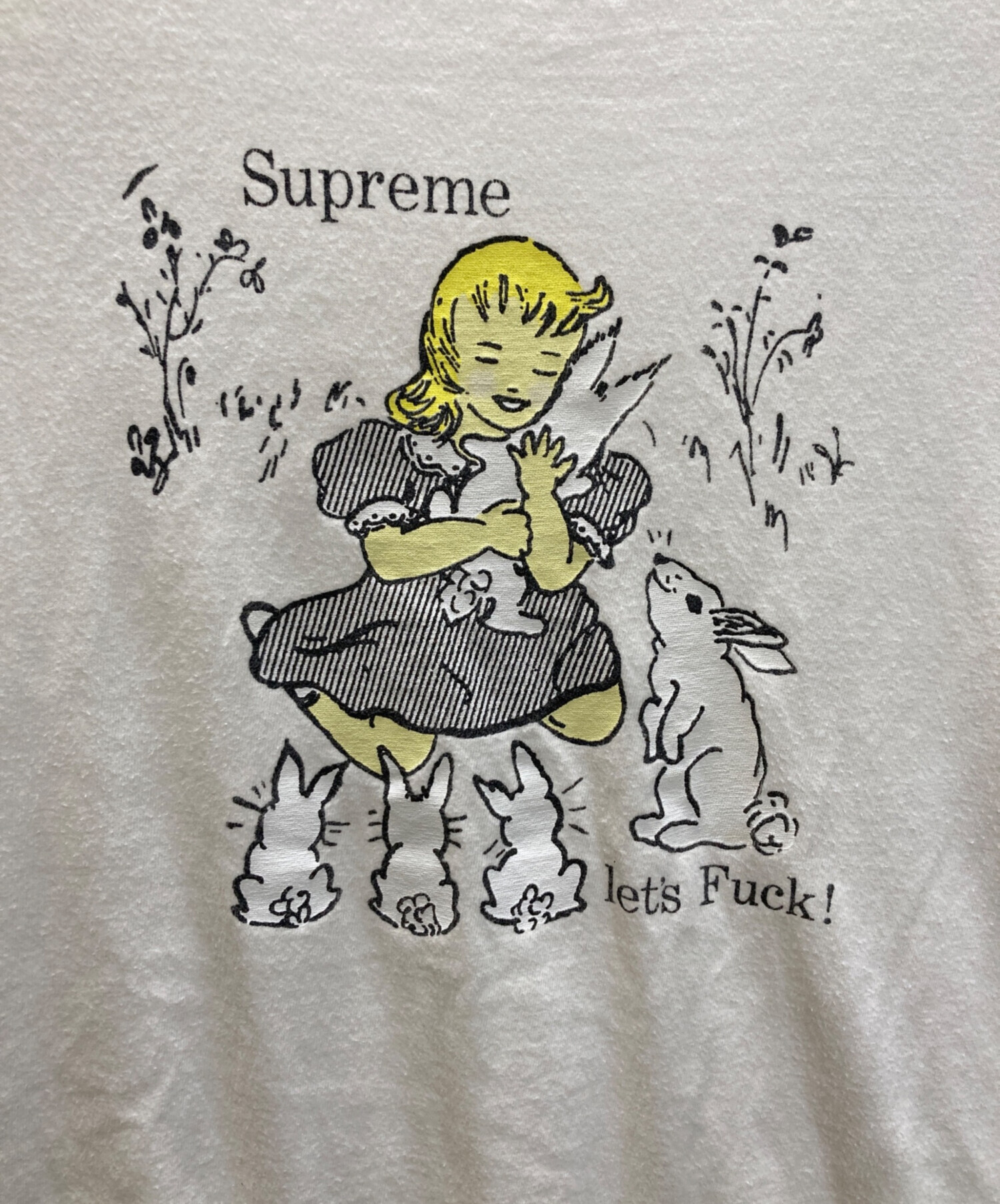 中古・古着通販】SUPREME (シュプリーム) Let's Fuck Tee ホワイト