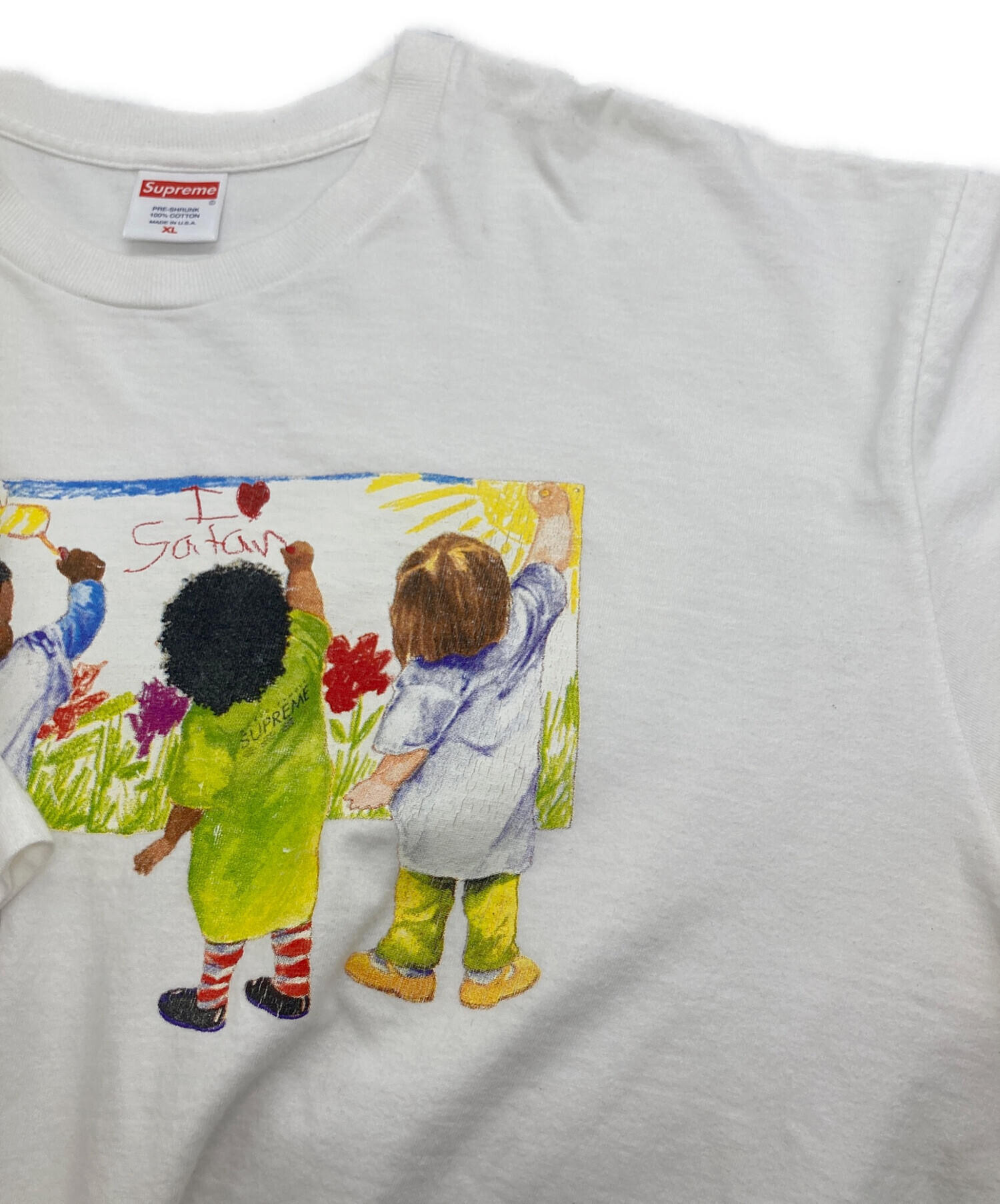 中古・古着通販】SUPREME (シュプリーム) Kids Tee ホワイト サイズ:XL
