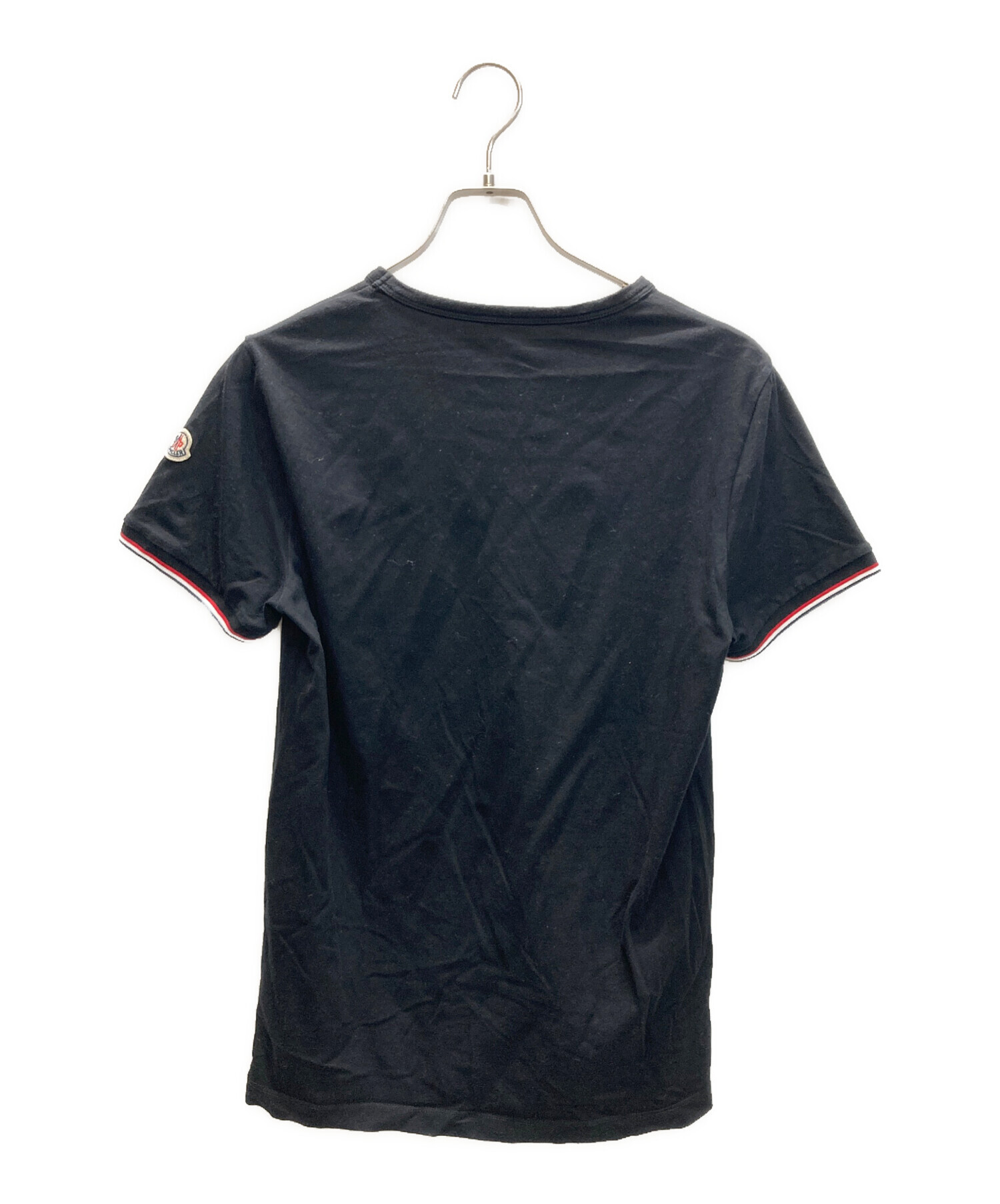 中古・古着通販】MONCLER (モンクレール) SS T-SHIRT ブラック サイズ 