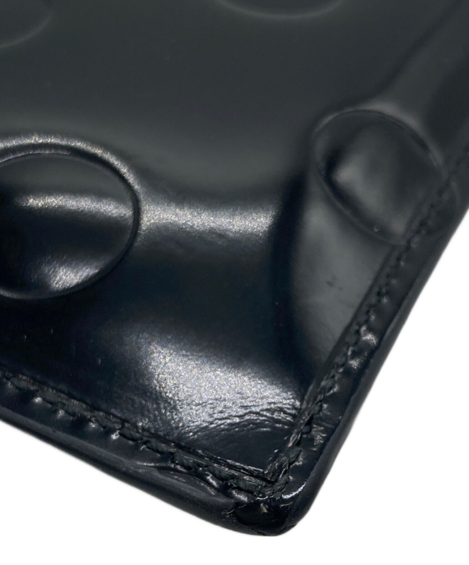 ドットエンボス L字型財布 COMME des GARCONS L字型 ZIPウォレット ポルカドット(ポルカドット