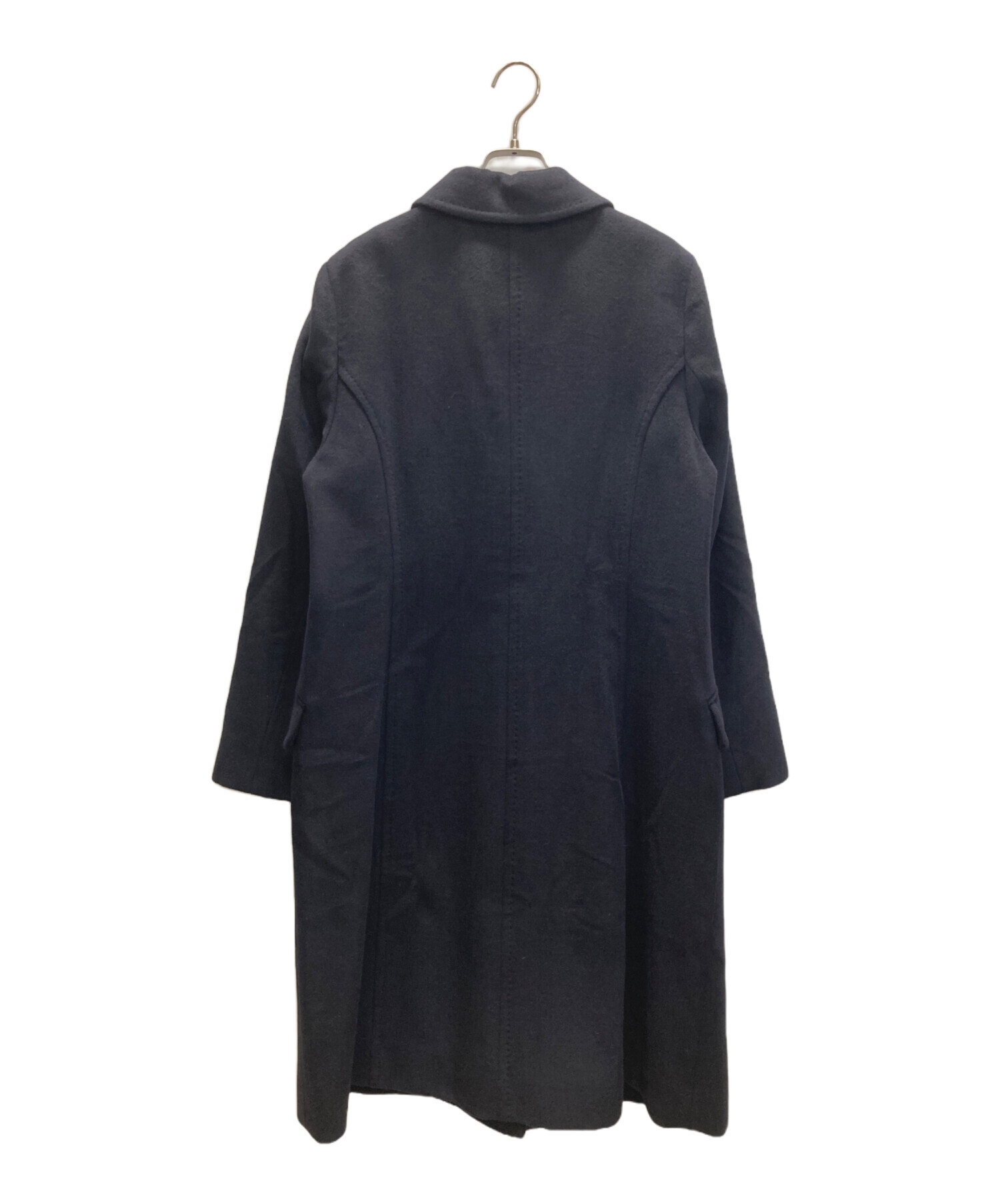 中古・古着通販】KEITH (キース) シルク混ウールコート ブラック 