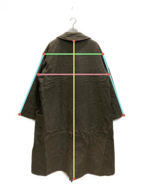 中古・古着通販】IROQUOIS (イロコイ) ダブルロングコート ブラウン