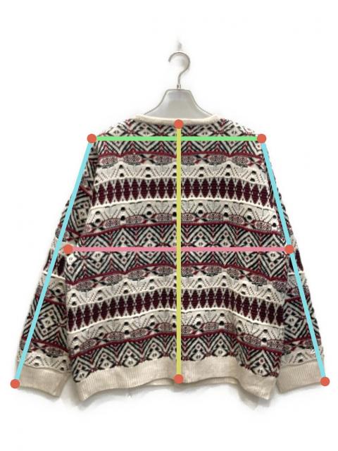 中古・古着通販】IROQUOIS (イロコイ) 7GG COOGI TUCK KNIT CD 7ゲージ