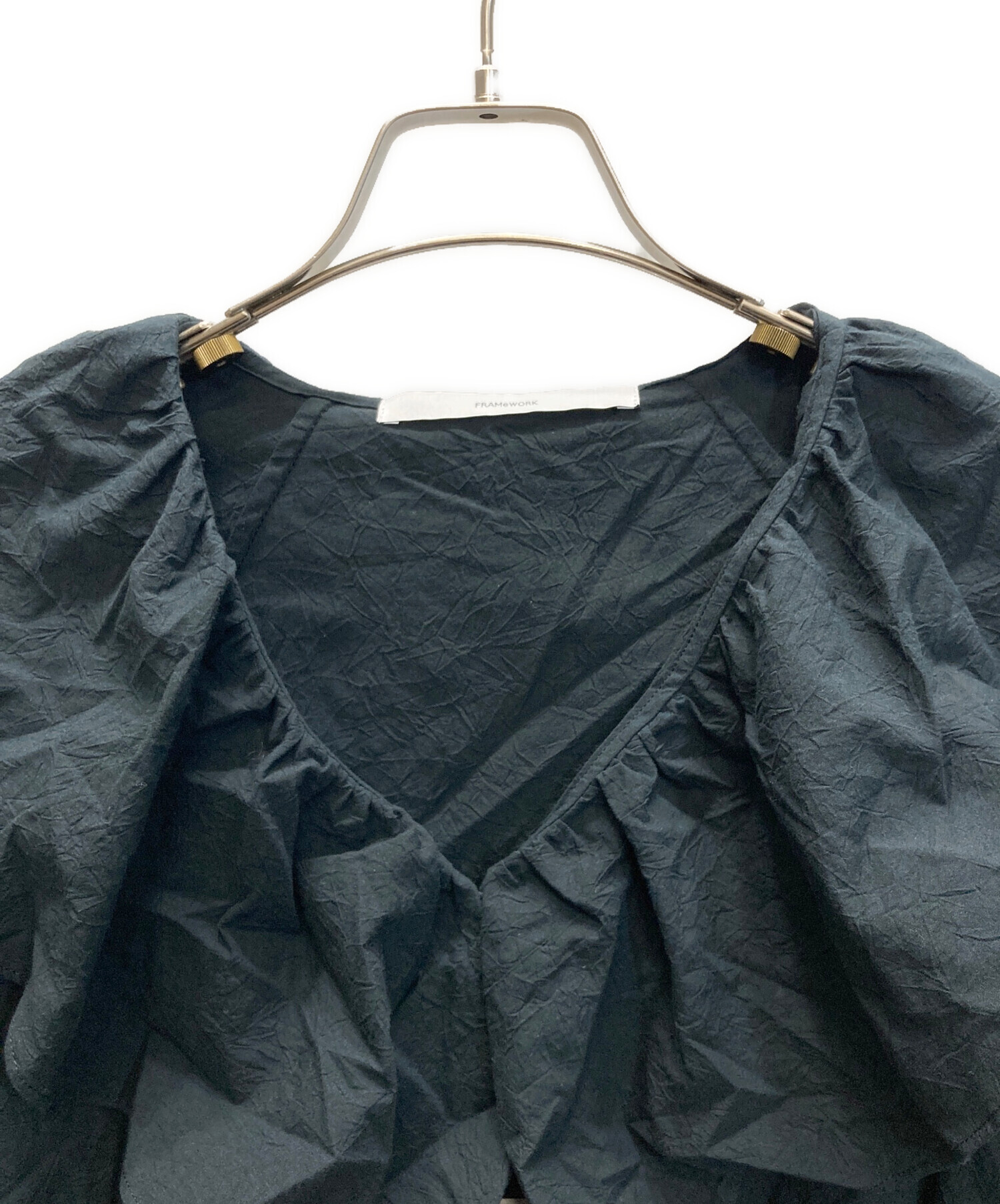 中古・古着通販】FRAMeWORK (フレームワーク) ラッフルブラウス 