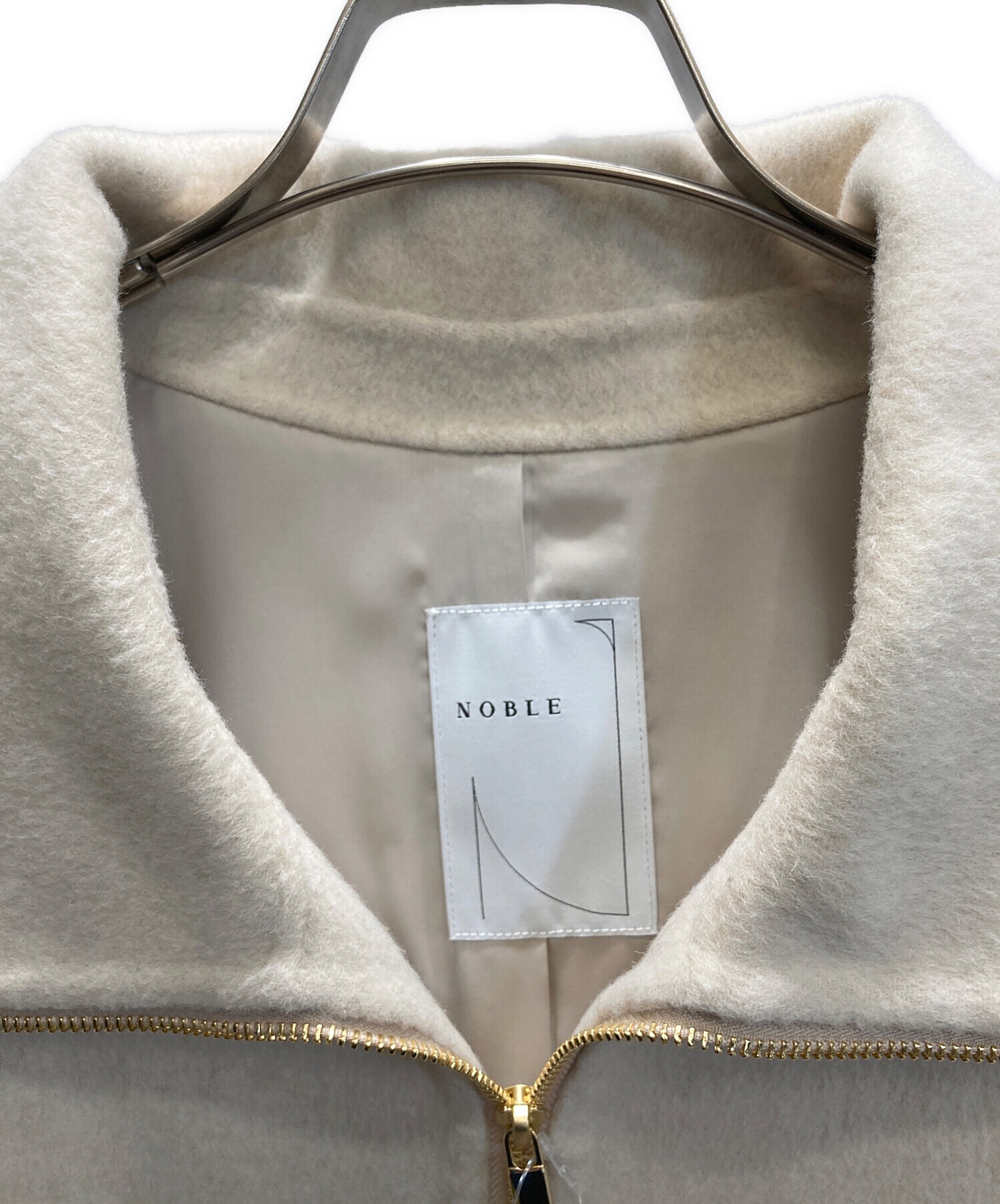 中古・古着通販】Noble (ノーブル) キャメルミックスリバージップ