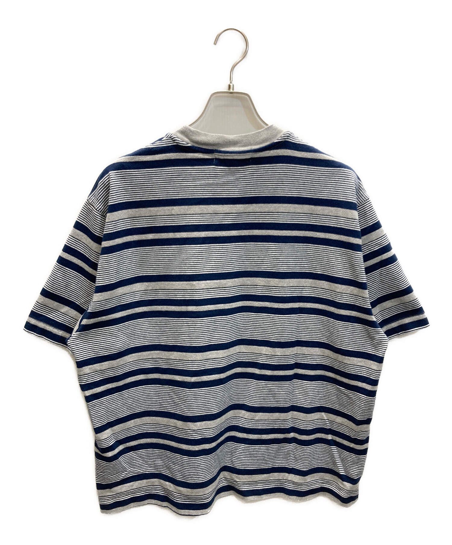 中古・古着通販】everyone (エブリワン) Border Tee Shirts グレー