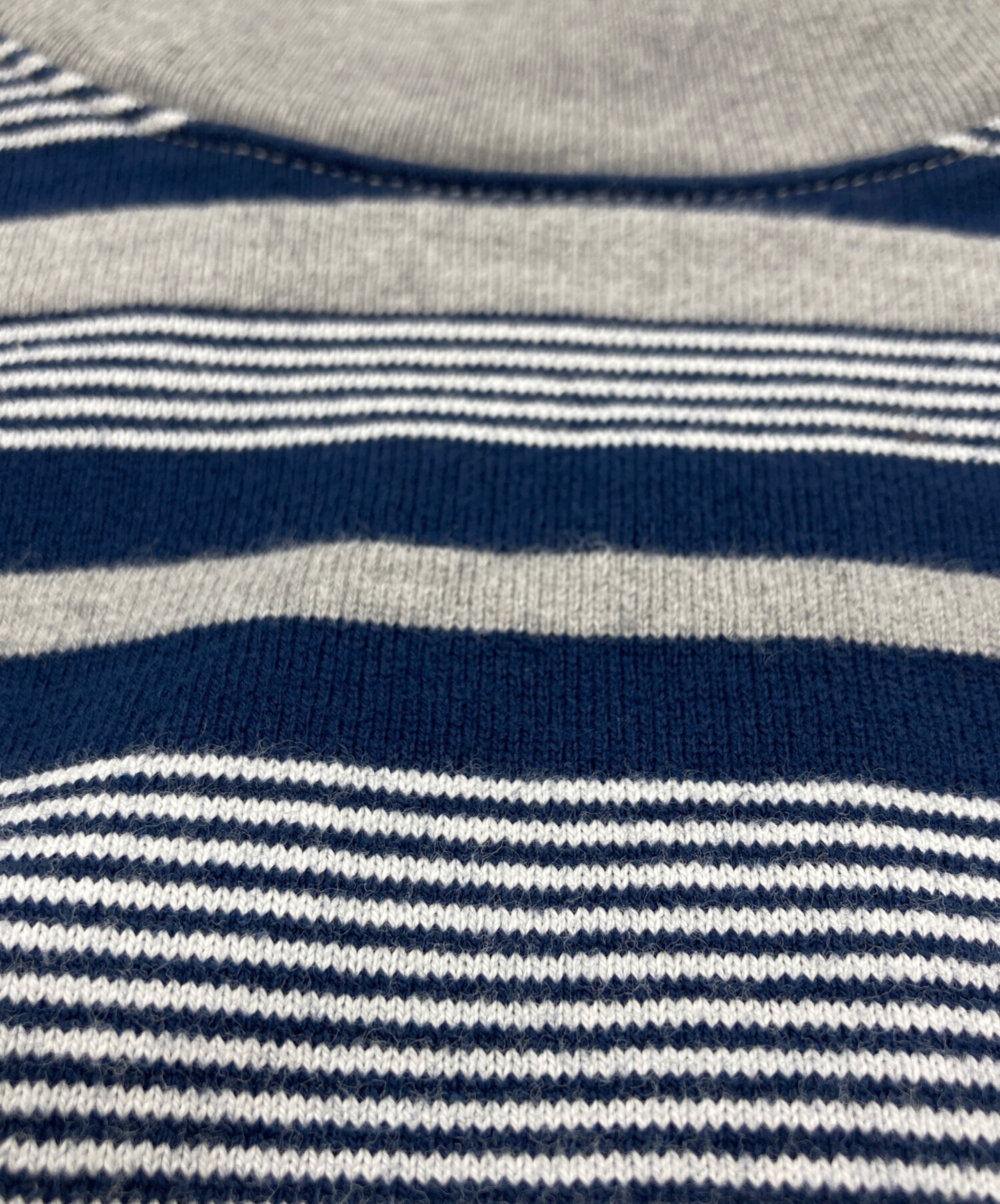 中古・古着通販】everyone (エブリワン) Border Tee Shirts グレー