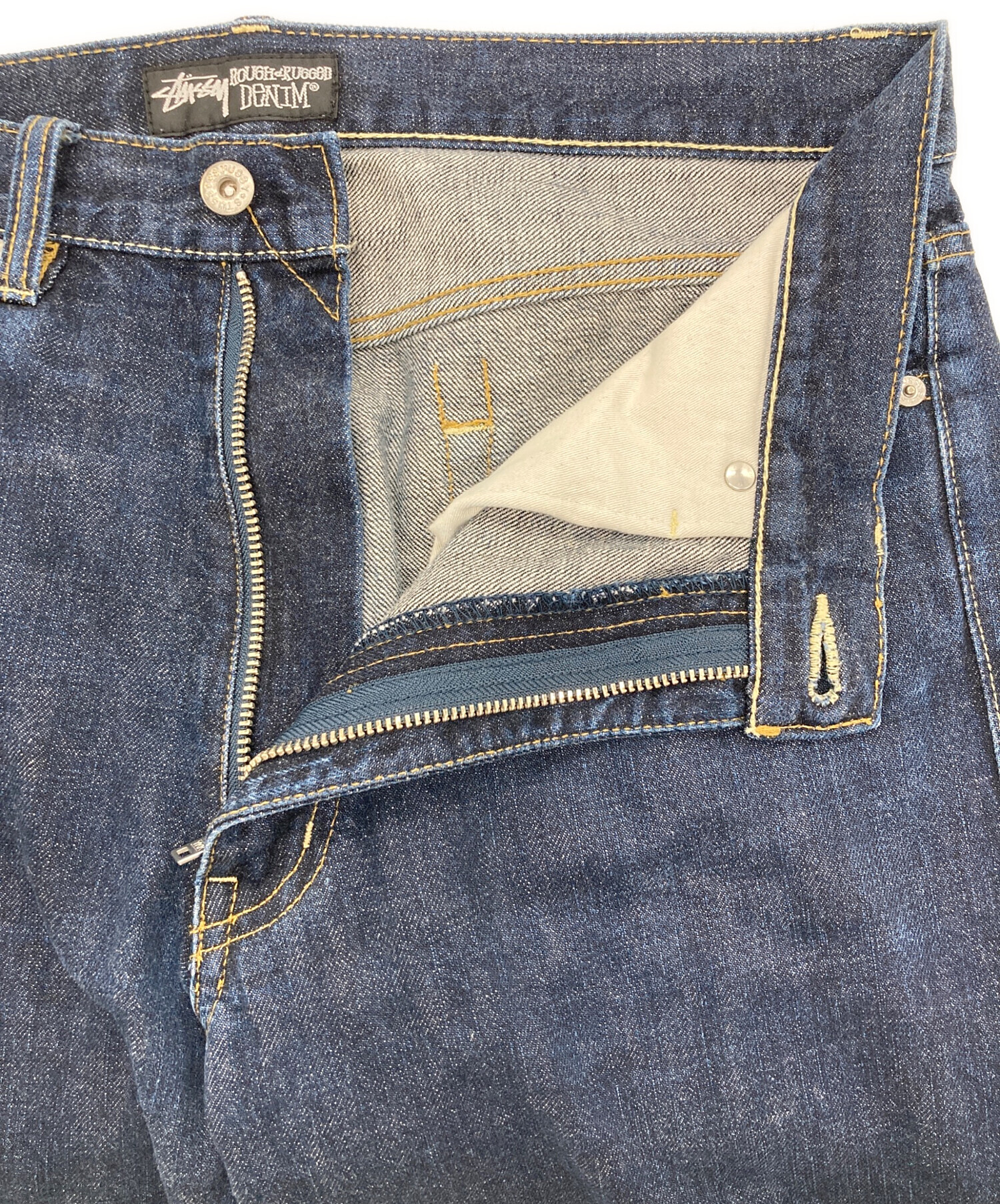 中古・古着通販】stussy (ステューシー) ROUGH&RUGGED デニムパンツ