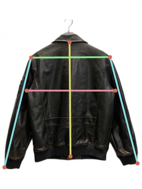 中古・古着通販】LEVI'S (リーバイス) MA-1スタイル レザージャケット