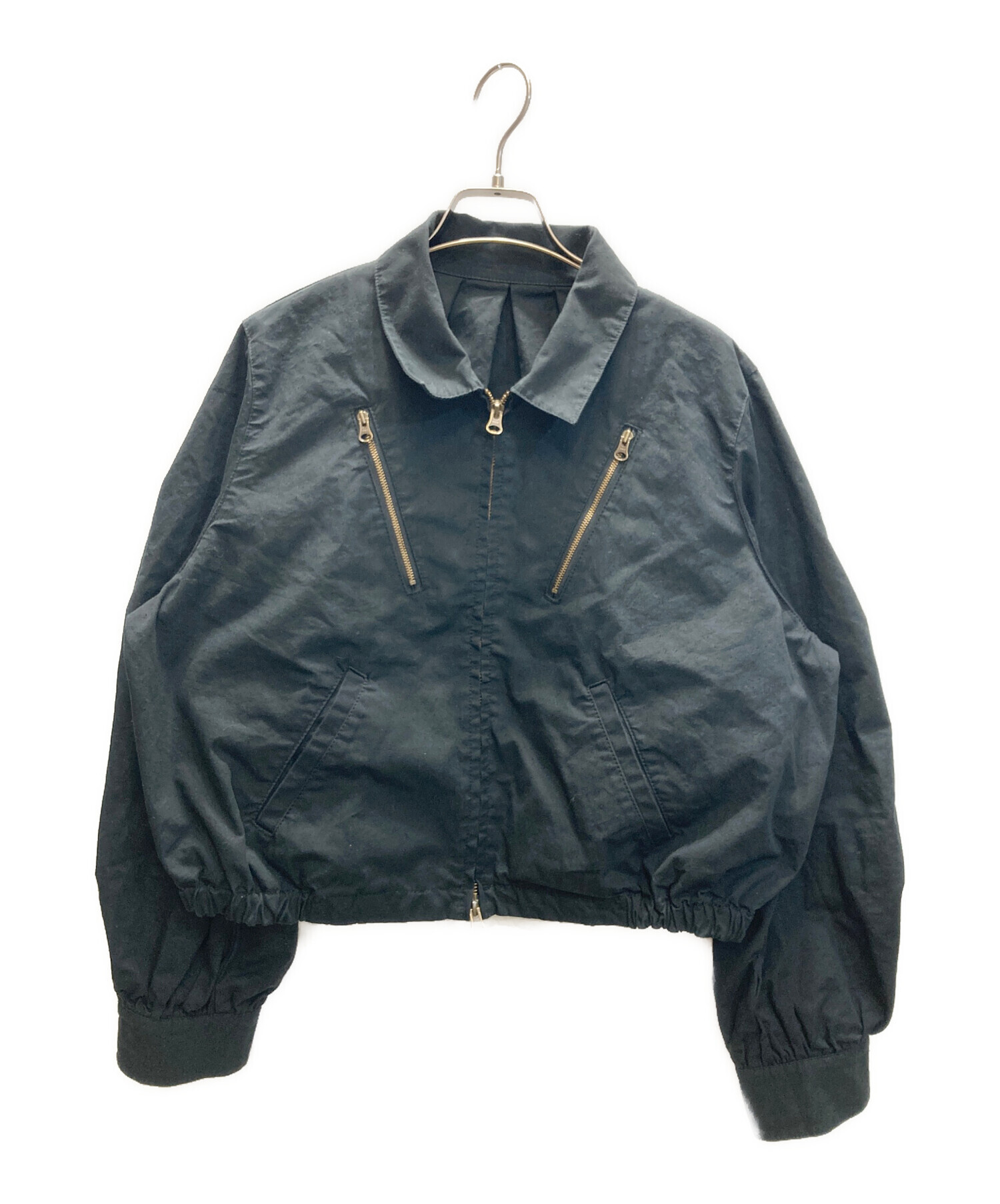 BEAMS BOY maturely / コットン シルク ジッパー ブルゾン maturely 