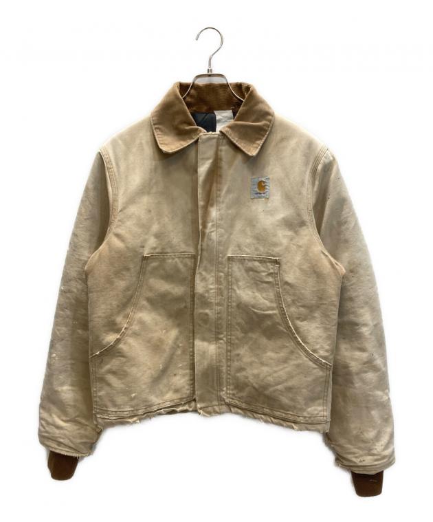 カーハート carhartt トラディショナルジャケット　ベージュ　USA製 Carhartt カーハート 80s USA製 ヴィンテージ トラディショナルコート