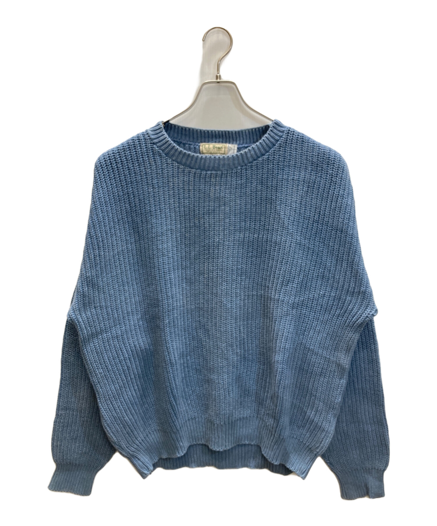 中古・古着通販】L.L.Bean (エルエルビーン) コットンニット ブルー 