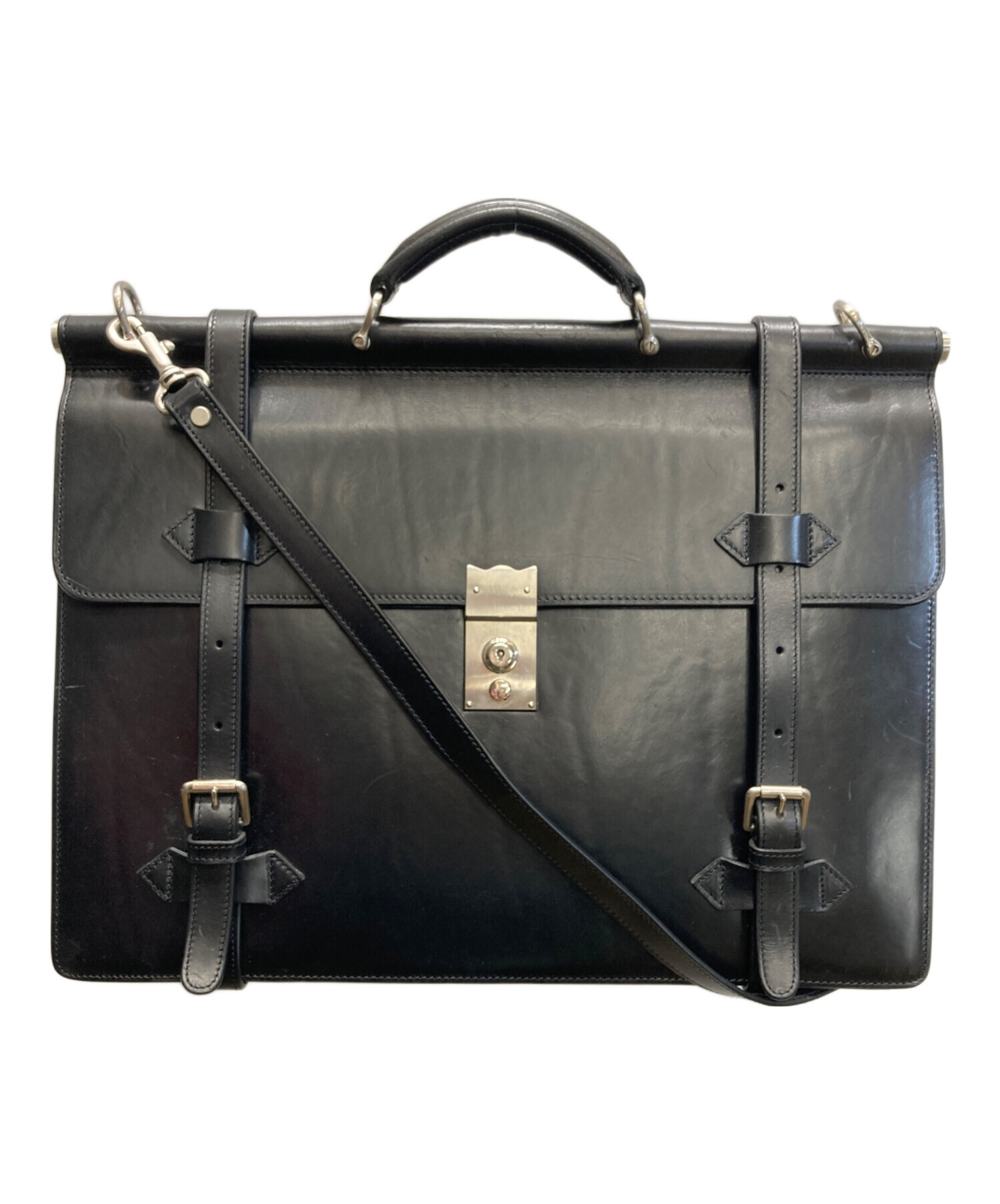 PORTER 2way ダレスバッグ 中古・古着通販】PORTER (ポーター) 2way ダレスバッグ ブラック