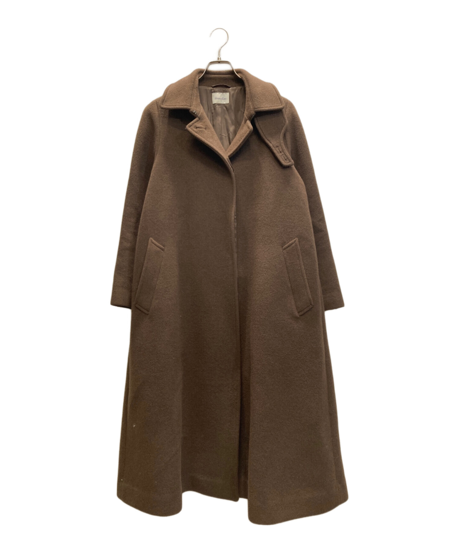 steven alan ウールカシミヤ テントコート M モカ Steven Alan（スティーブンアラン）の「＜Steven Alan＞ウール