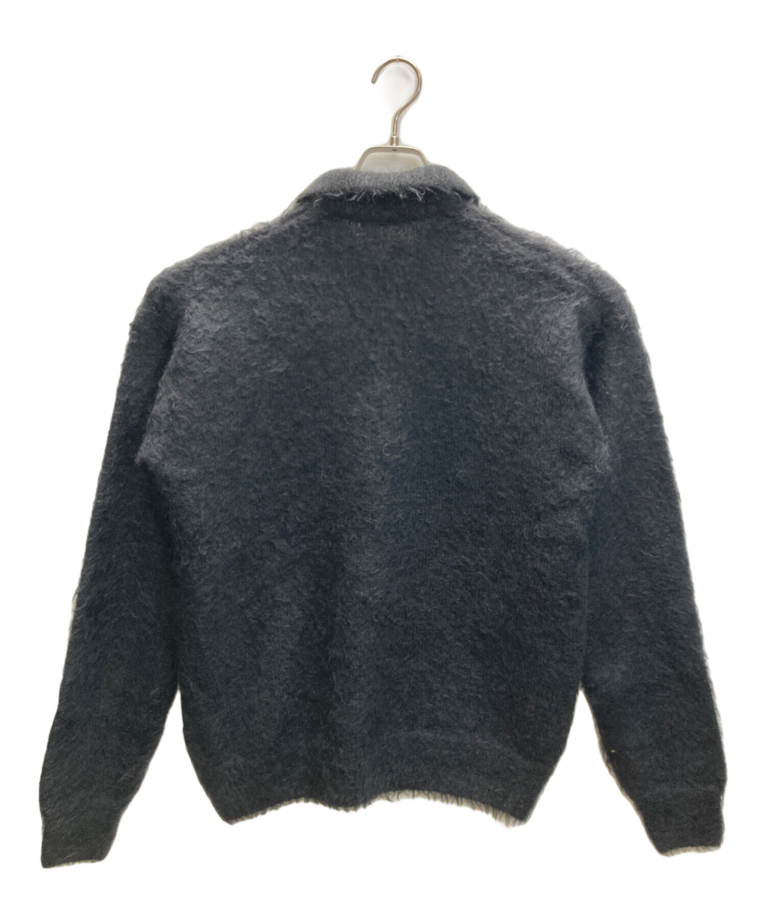 送料込】AURALEE KID MOHAIR KNIT P/O ブラック 4 中古・古着通販 