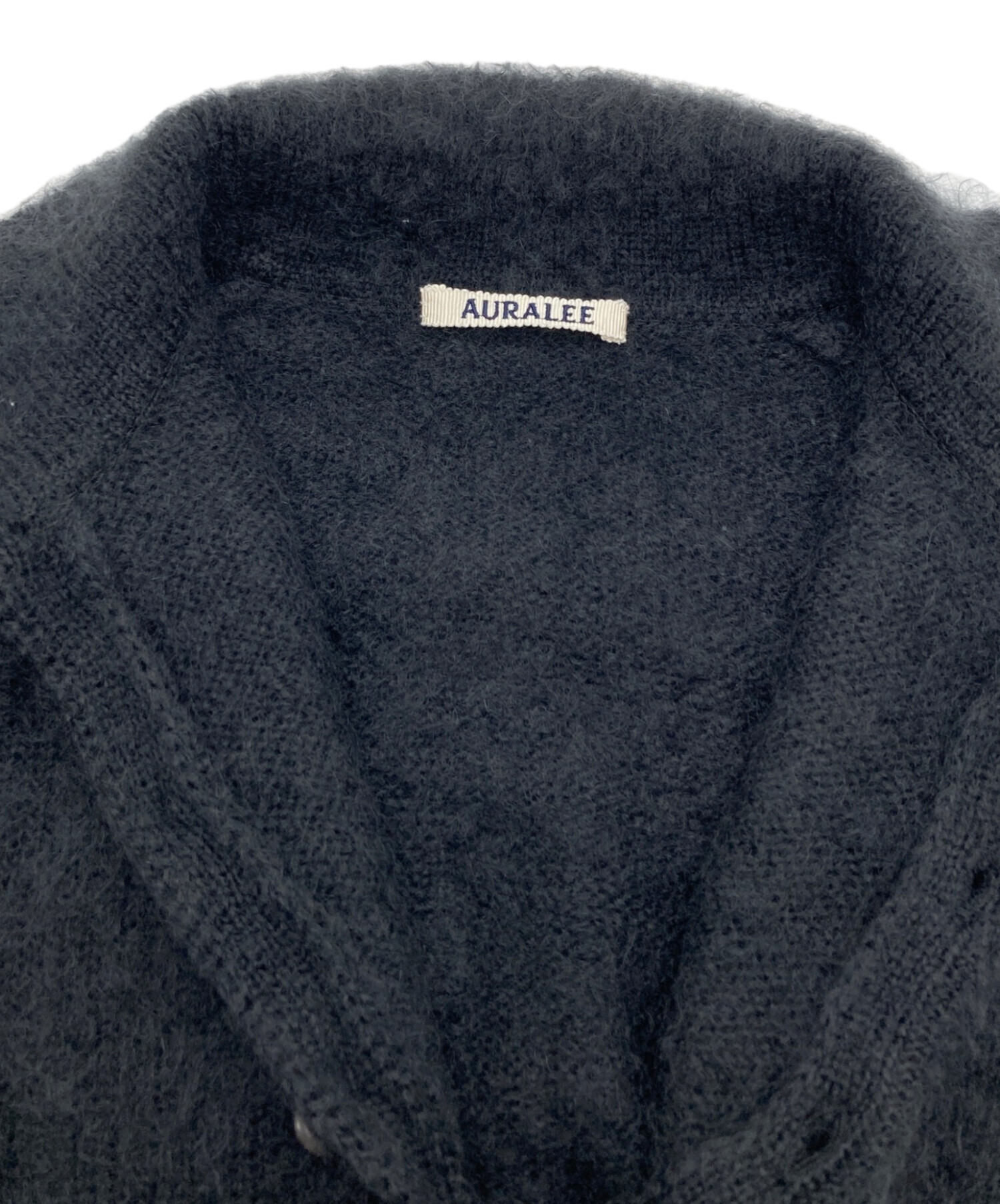 中古・古着通販】AURALEE (オーラリー) BRUSHED SUPER KID MOHAIR KNIT 