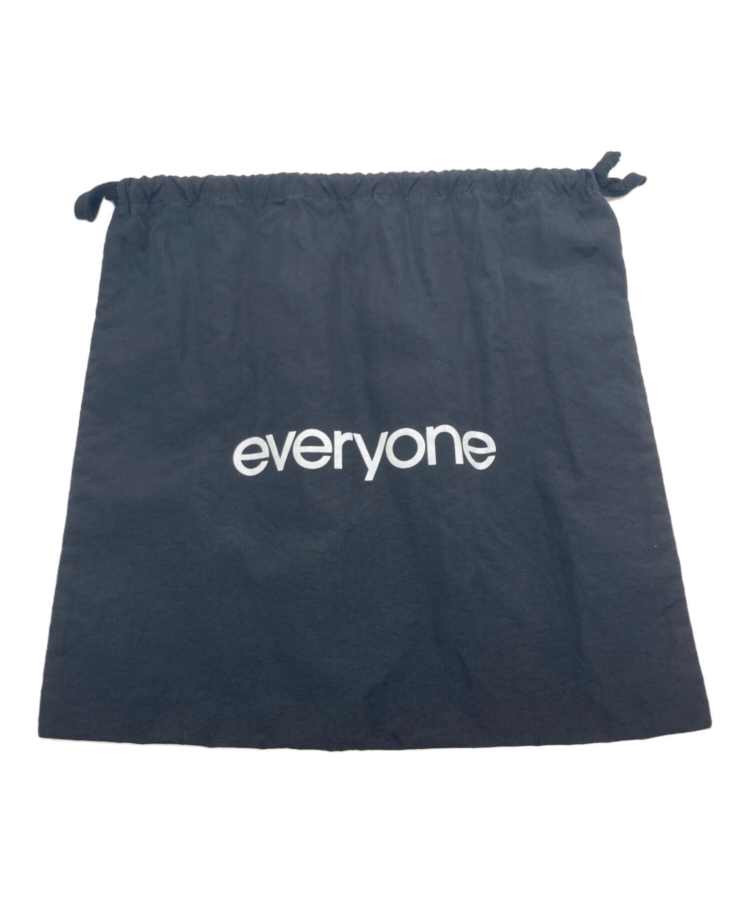 pouch everyone nylon kinchaku Kinchaku 巾着 (BLACK) – (エブリワン