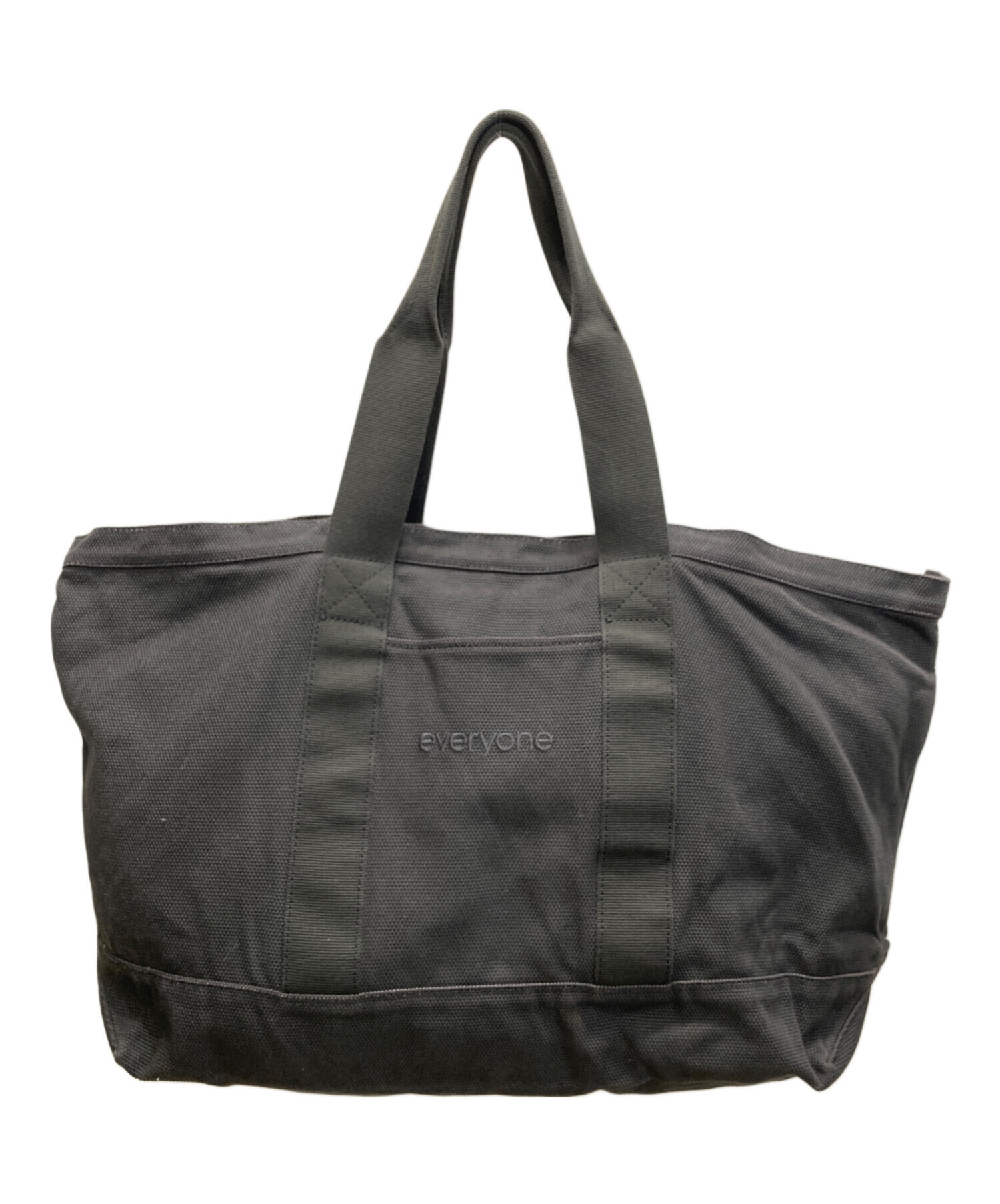 中古・古着通販】everyone (エブリワン) canvas big tote (CHARCOAL