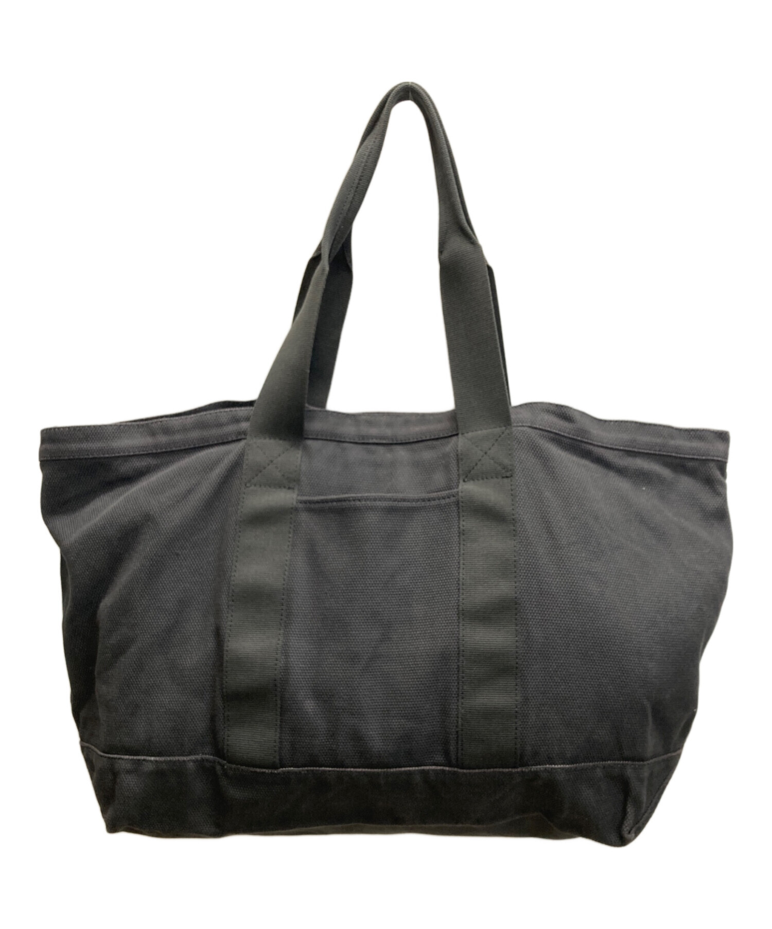 中古・古着通販】everyone (エブリワン) canvas big tote (CHARCOAL