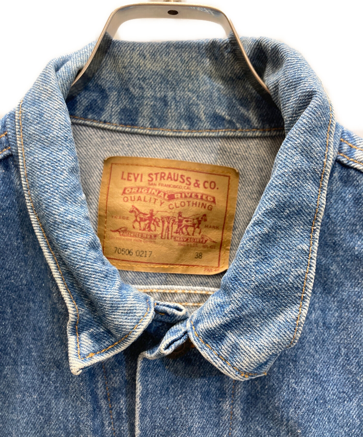 リーバイス　７０５０６－０２１７　ＵＳＡ　３８　メンズ 中古・古着通販】LEVI'S (リーバイス) 70506 デニムジャケット
