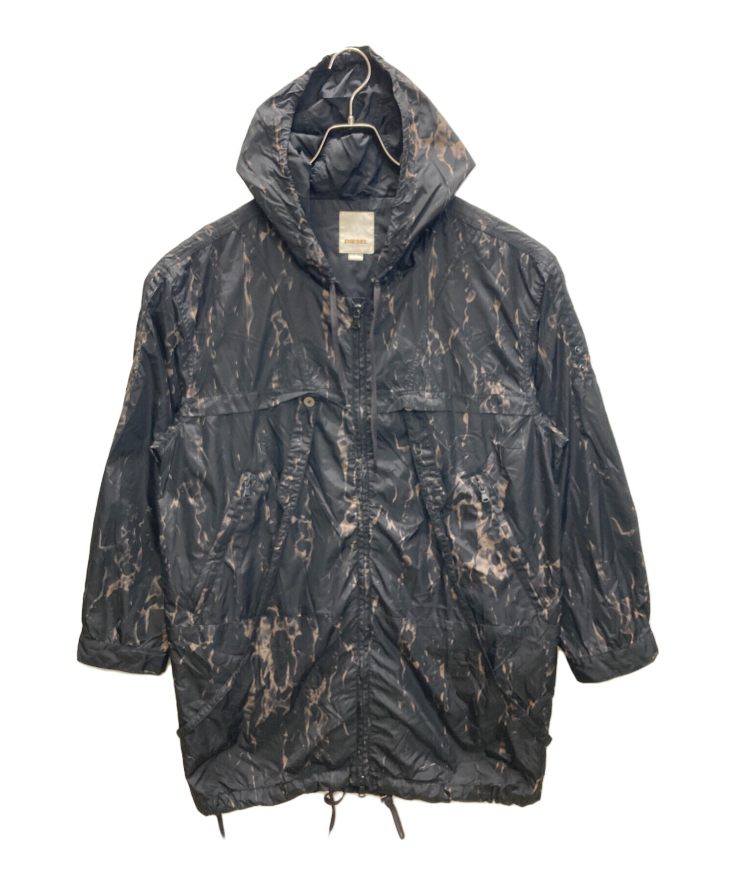 中古・古着通販】DIESEL (ディーゼル) ナイロンフーデッドジャケット