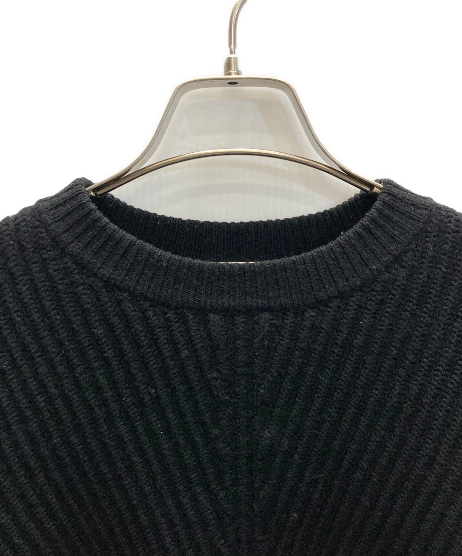 【さ】ACNE STUDIOS 黒　アクネストゥディオズ ドレープニット 中古・古着通販】Acne studios (アクネ ストゥディオス) ニット