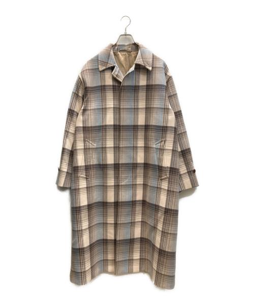 中古・古着通販】AURALEE (オーラリー) WOOL CHECK MELTON LONG