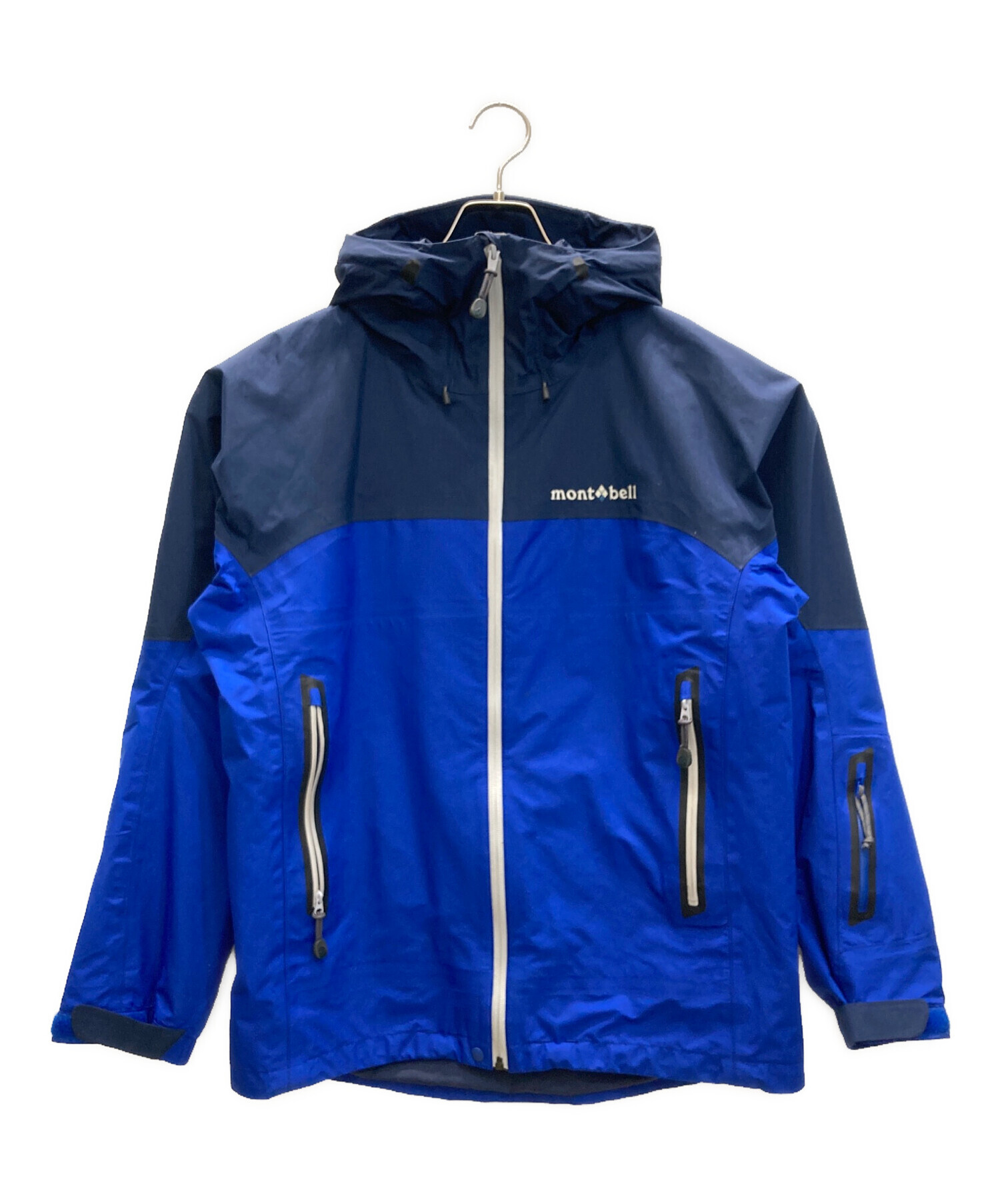 【新品・未使用】mont-bell ストームパーカ 【メンズ　Sサイズ　ブルー】 中古・古着通販】mont-bell (モンベル) ストームジャケット ブルー