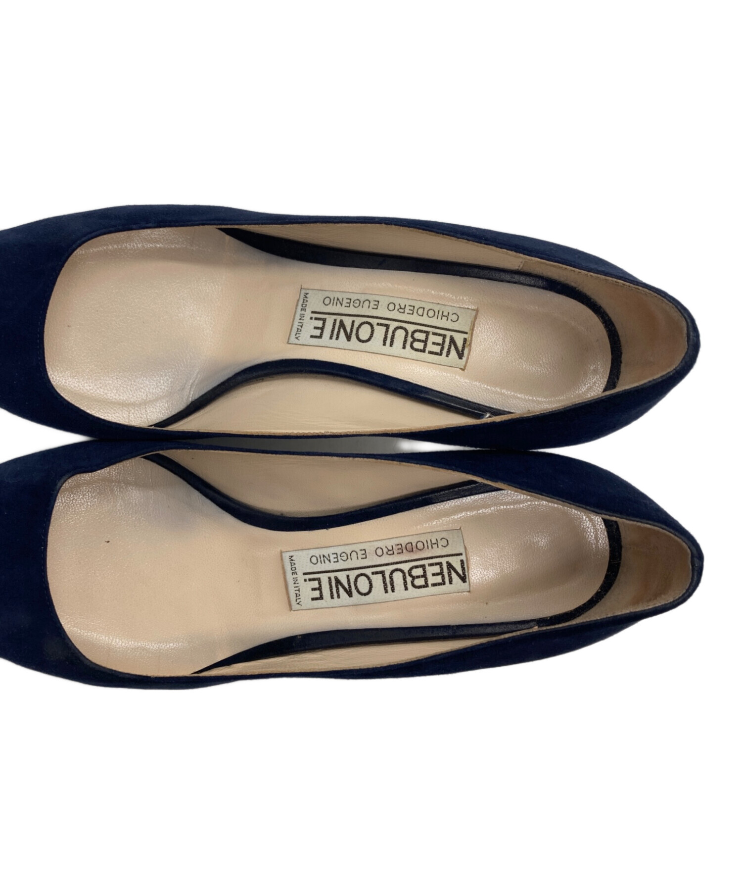 NEBULONI E ネブローニ パンプス レディース 【古着】【中古】 中古・古着通販】NEBULONIE (ネブローニ) ハイヒールパンプス ネイビー