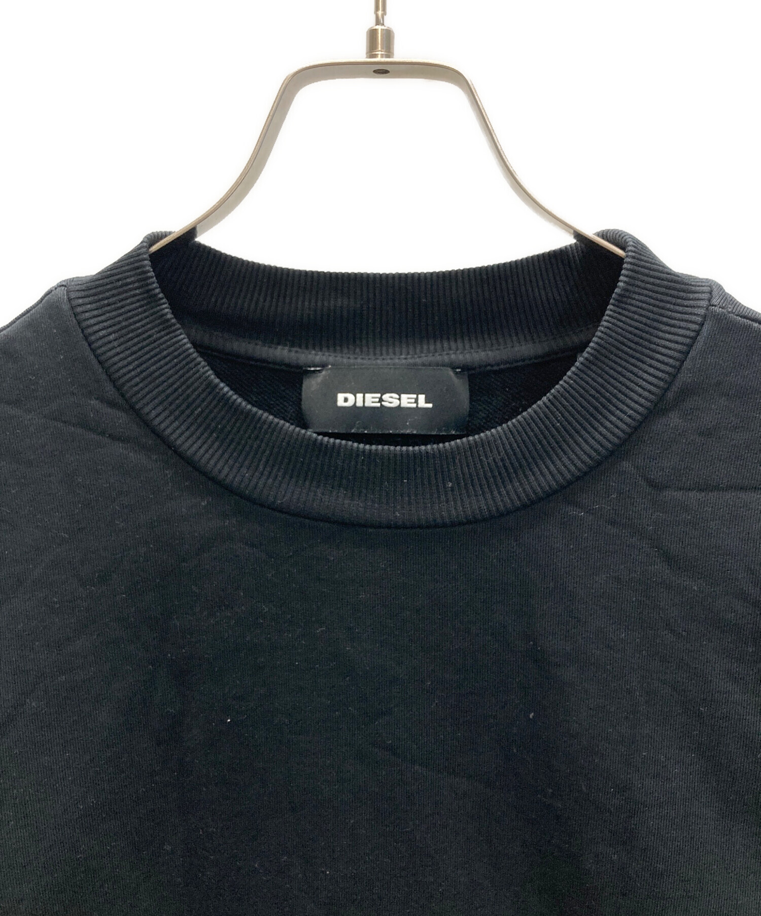 中古・古着通販】DIESEL (ディーゼル) ジップデザインクルーネック
