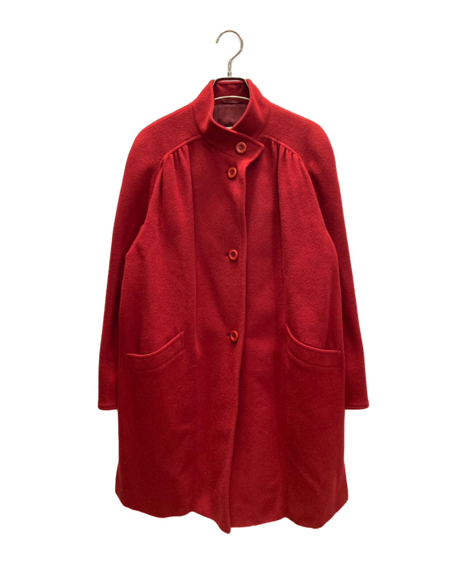 中古・古着通販】HERNO (ヘルノ) 裏地スカーフ カシミヤブレンドコート