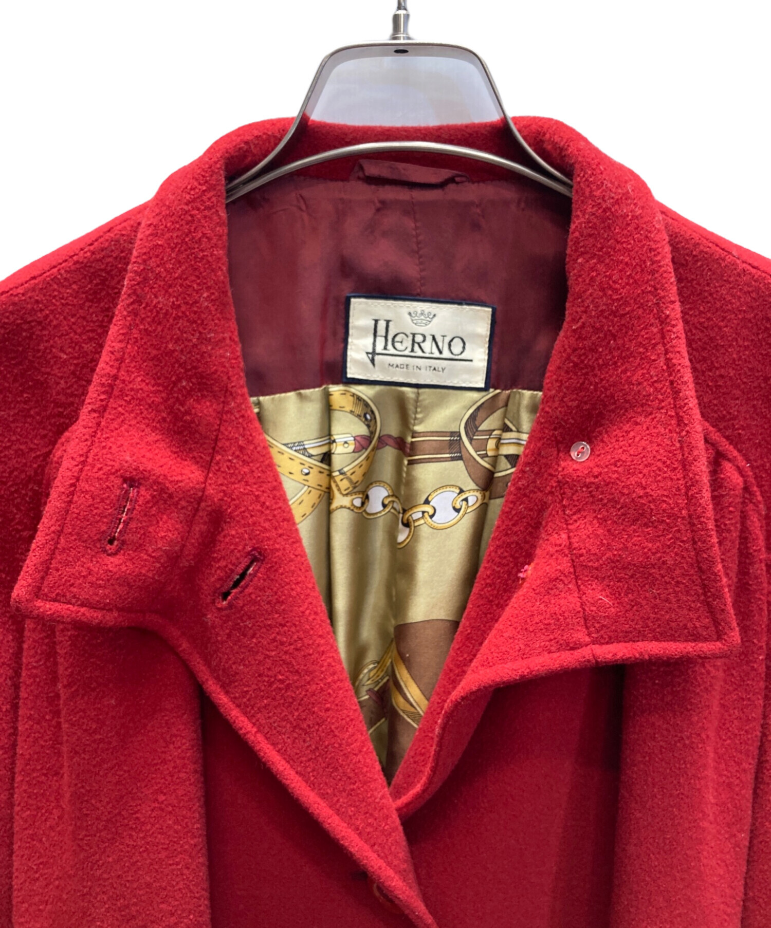 中古・古着通販】HERNO (ヘルノ) 裏地スカーフ カシミヤブレンド