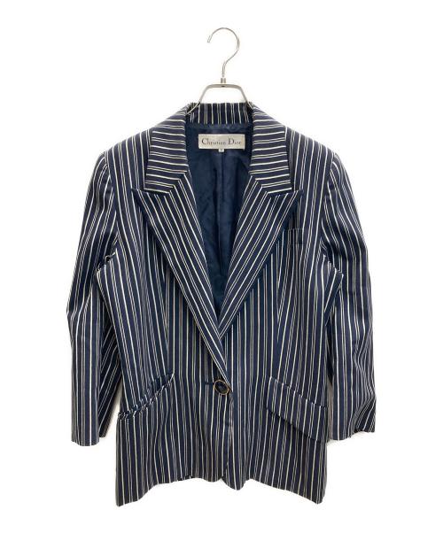 vintageChristian Dior ストライプジャケット Lサイズ 中古・古着通販】Christian Dior (クリスチャン ディオール) 1B