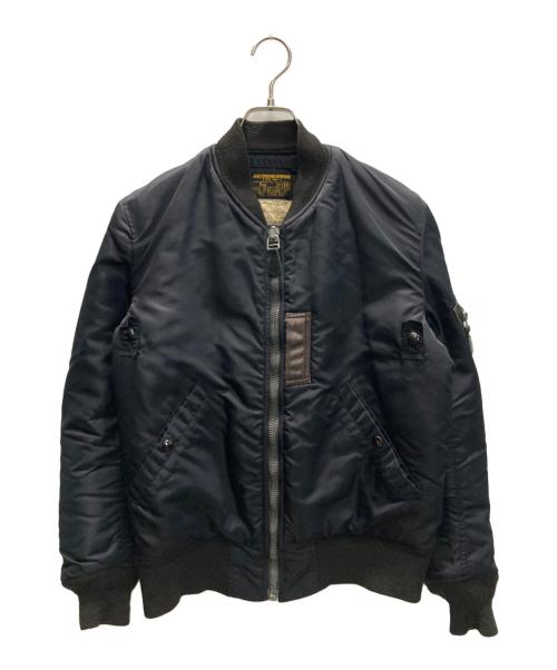 バズリクソンズ　MA-1 ブラックジャケット L 中古・古着通販】BUZZ RICKSON'S (バズリクソンズ) BLACK MA-1 SLENDER