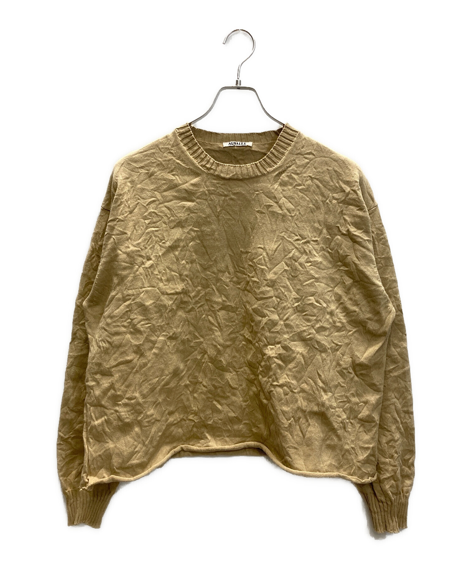 中古・古着通販】AURALEE (オーラリー) WRINKLED DRY COTTON KNIT PO